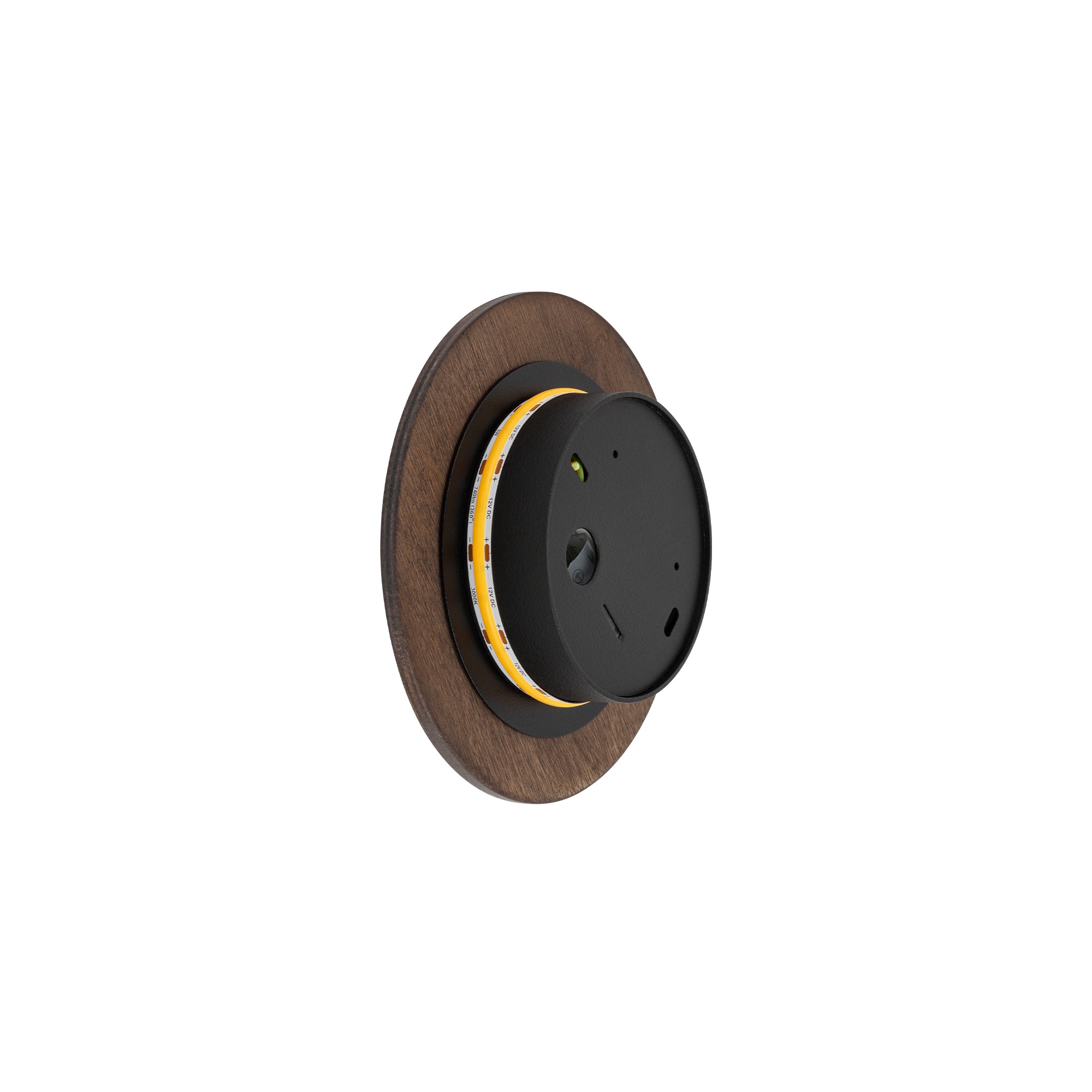 RING TIMBER LED S – Dunkles Holz
