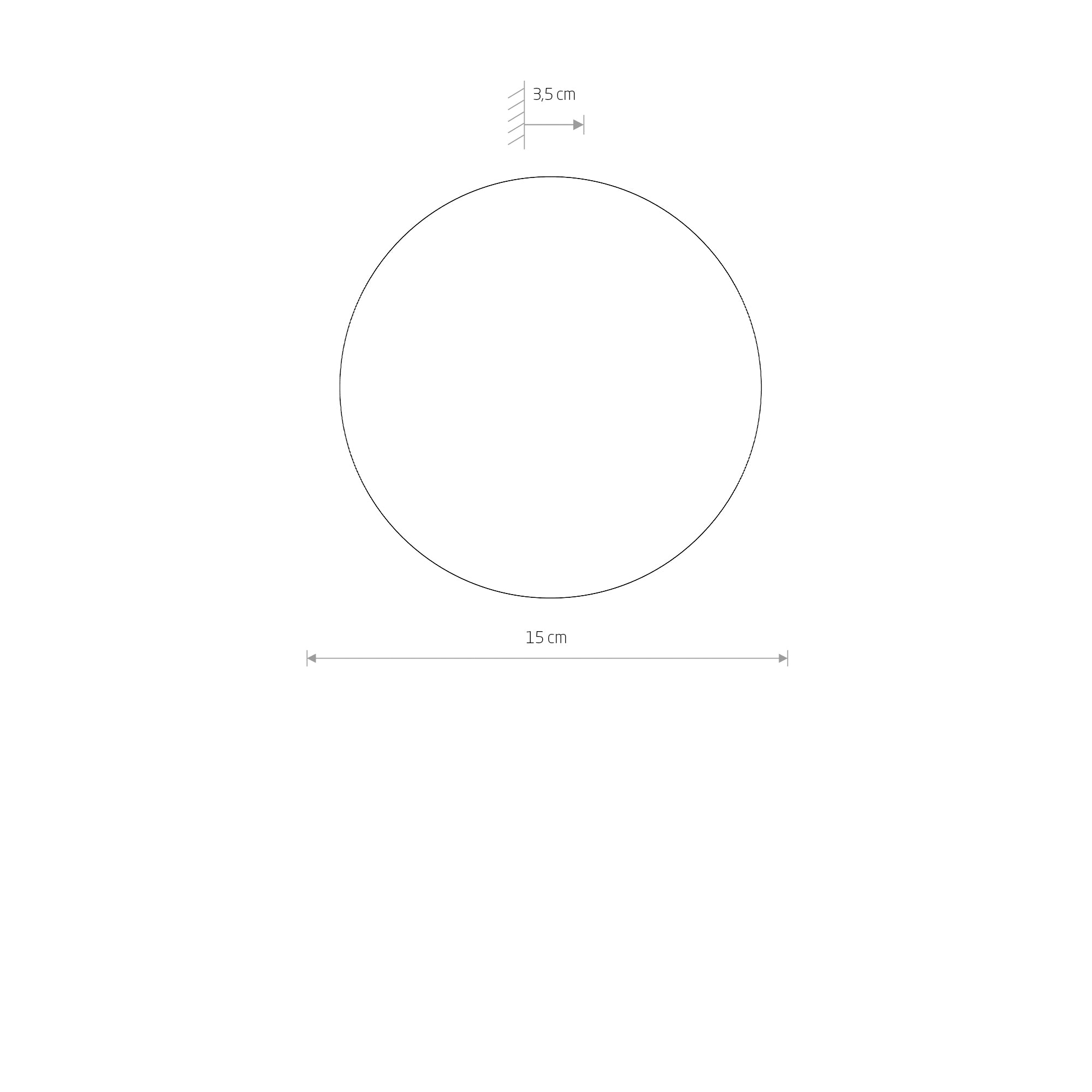 RING TIMBER LED S – Dunkles Holz