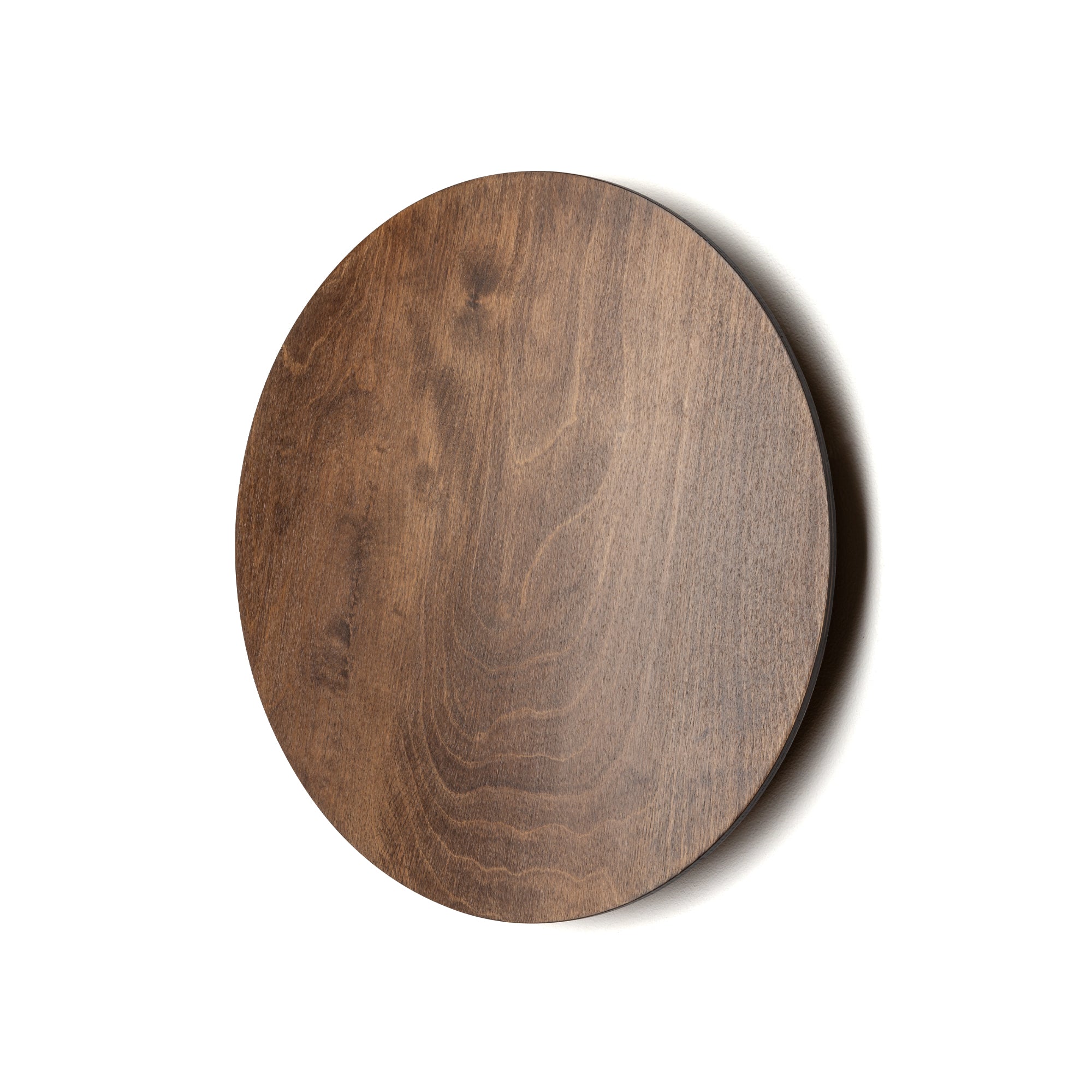 RING TIMBER LED L – Dunkles Holz