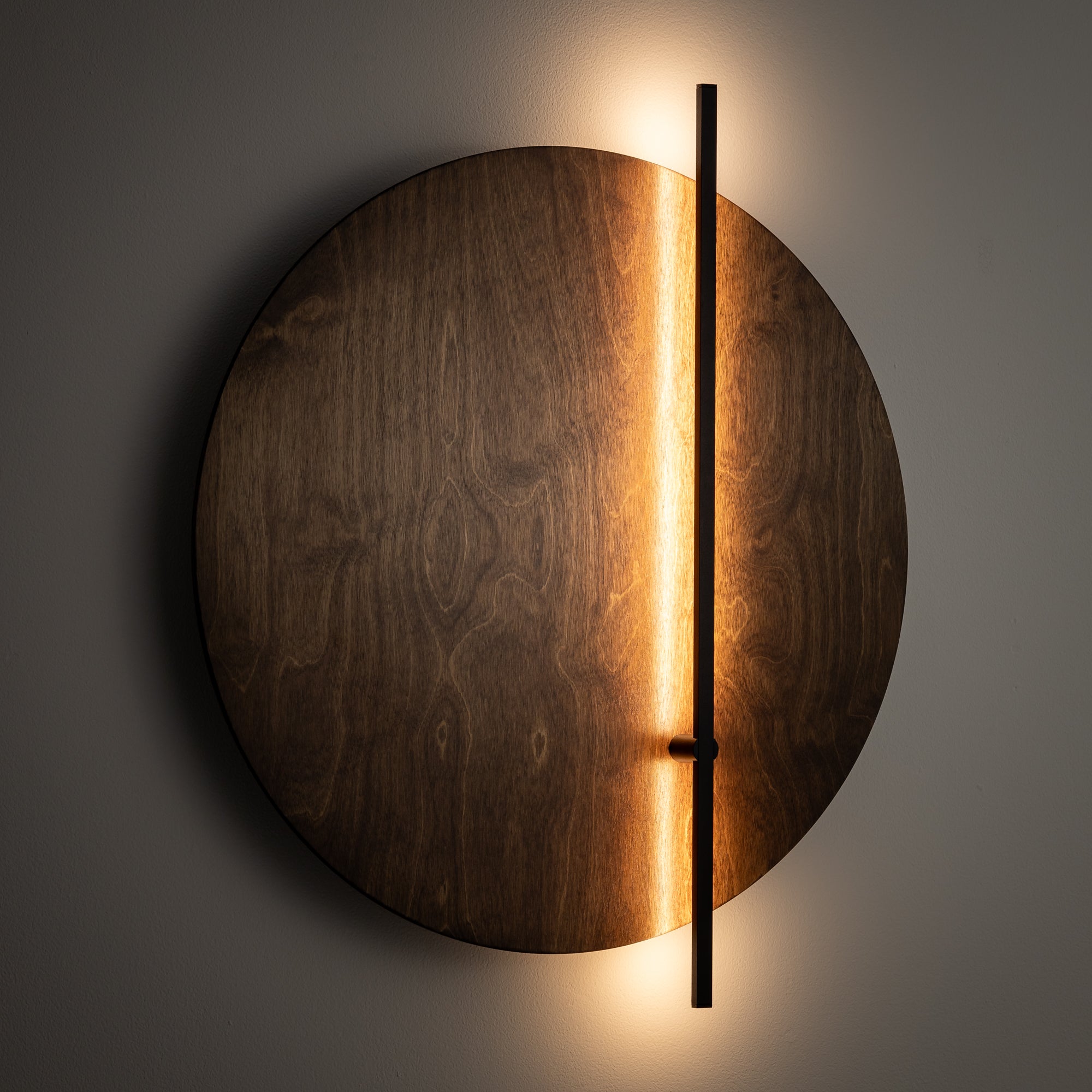 SUNSET LED D – Dunkles Holz