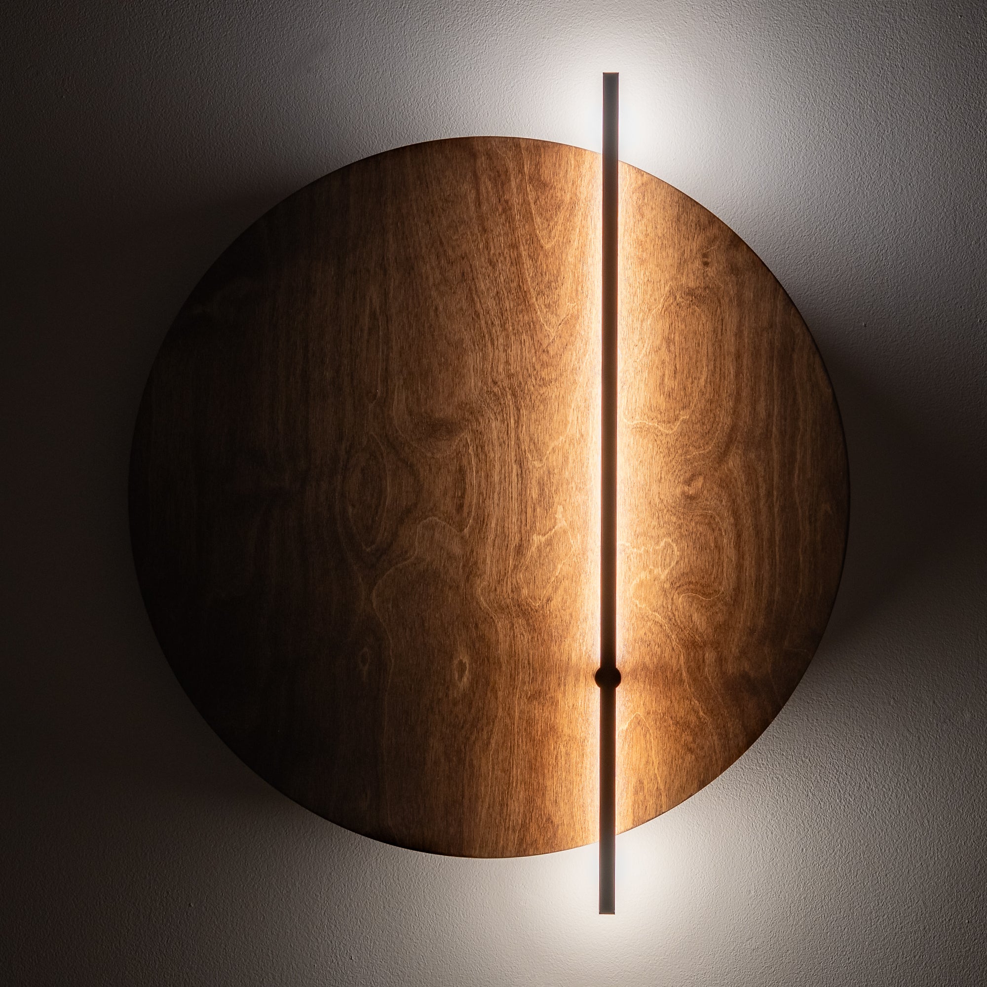 SUNSET LED D – Dunkles Holz