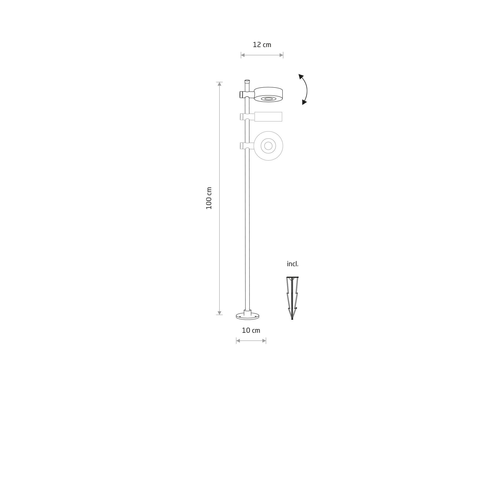 TESSA LED – Schwarz