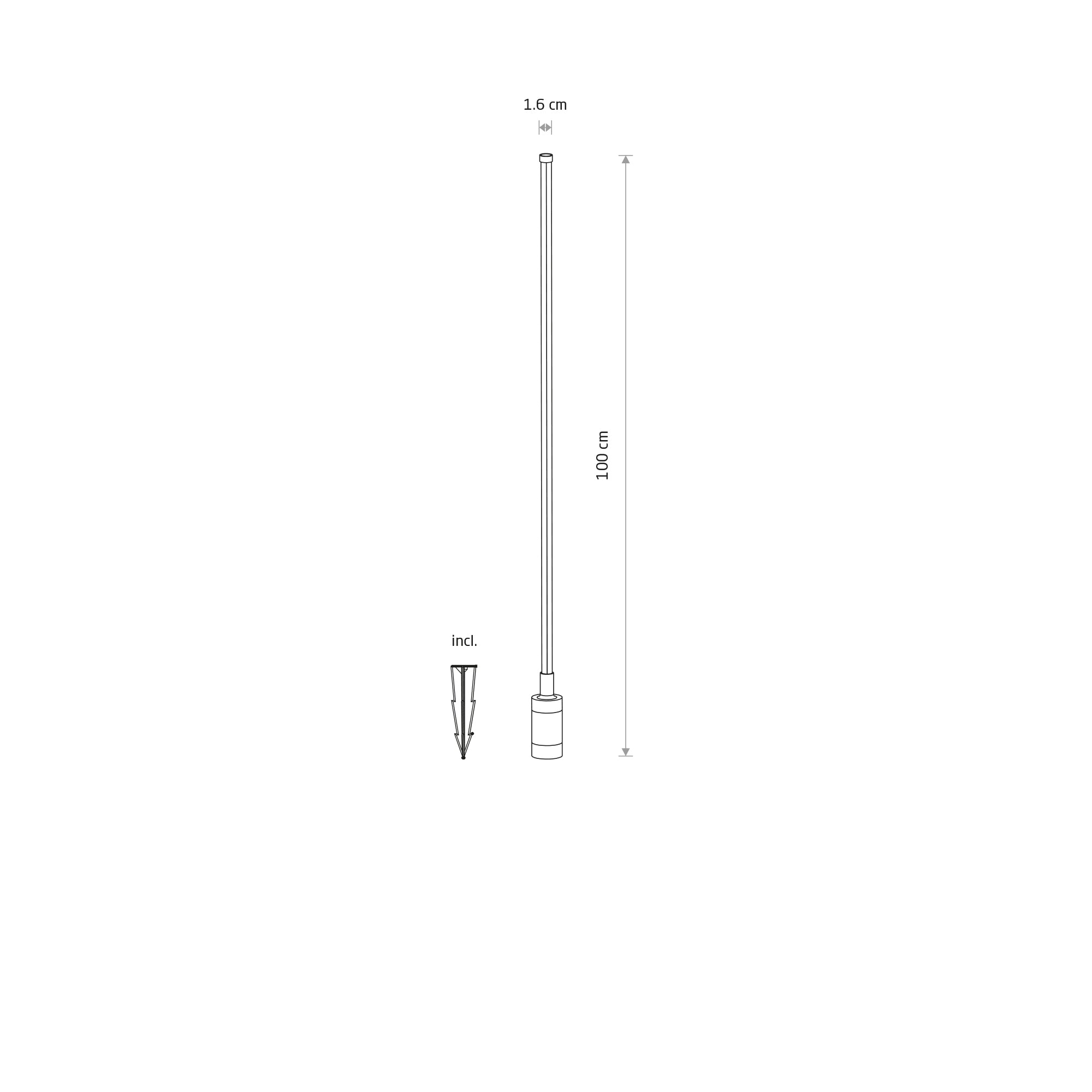 ZURI LED – Schwarz