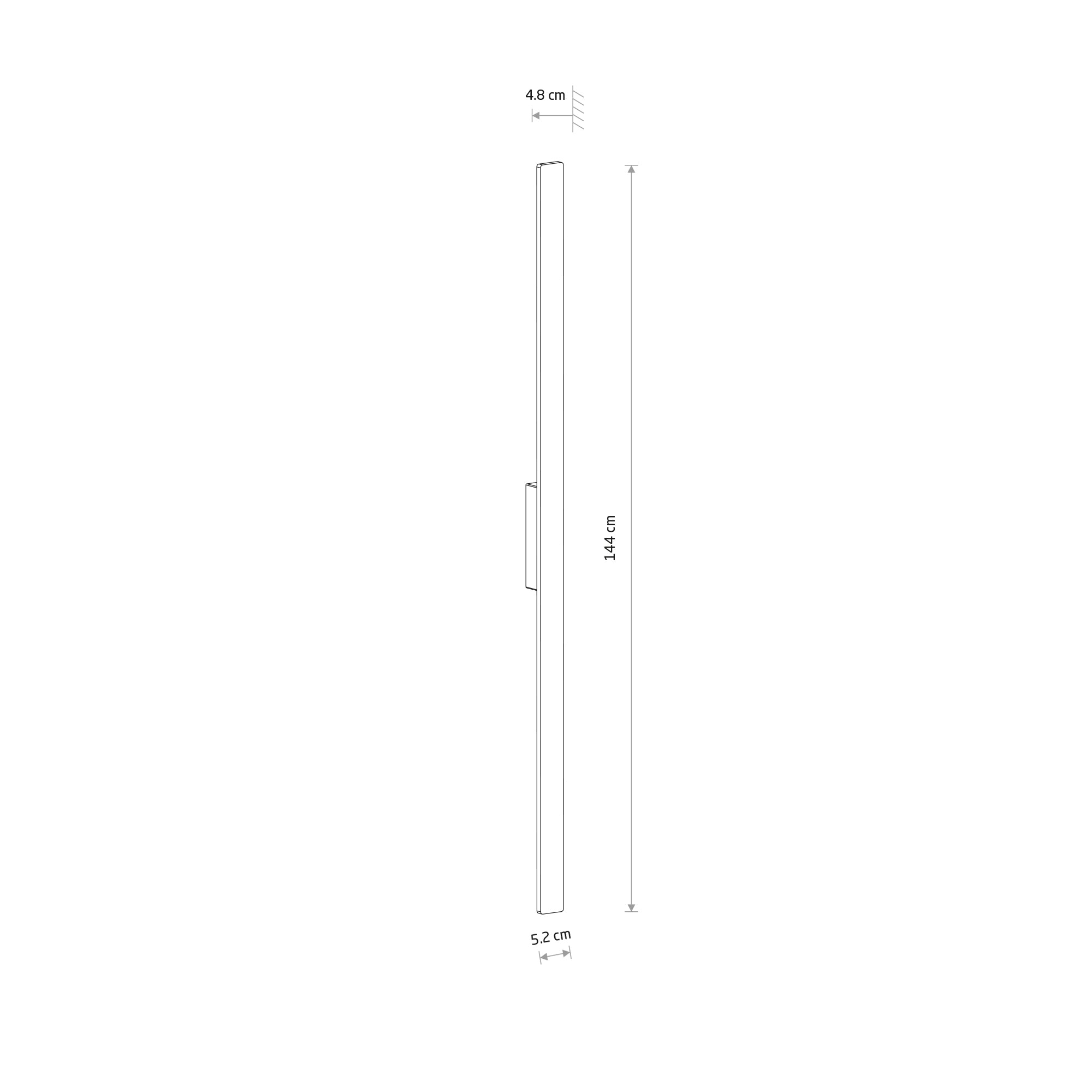 DEMI LED L – Schwarz