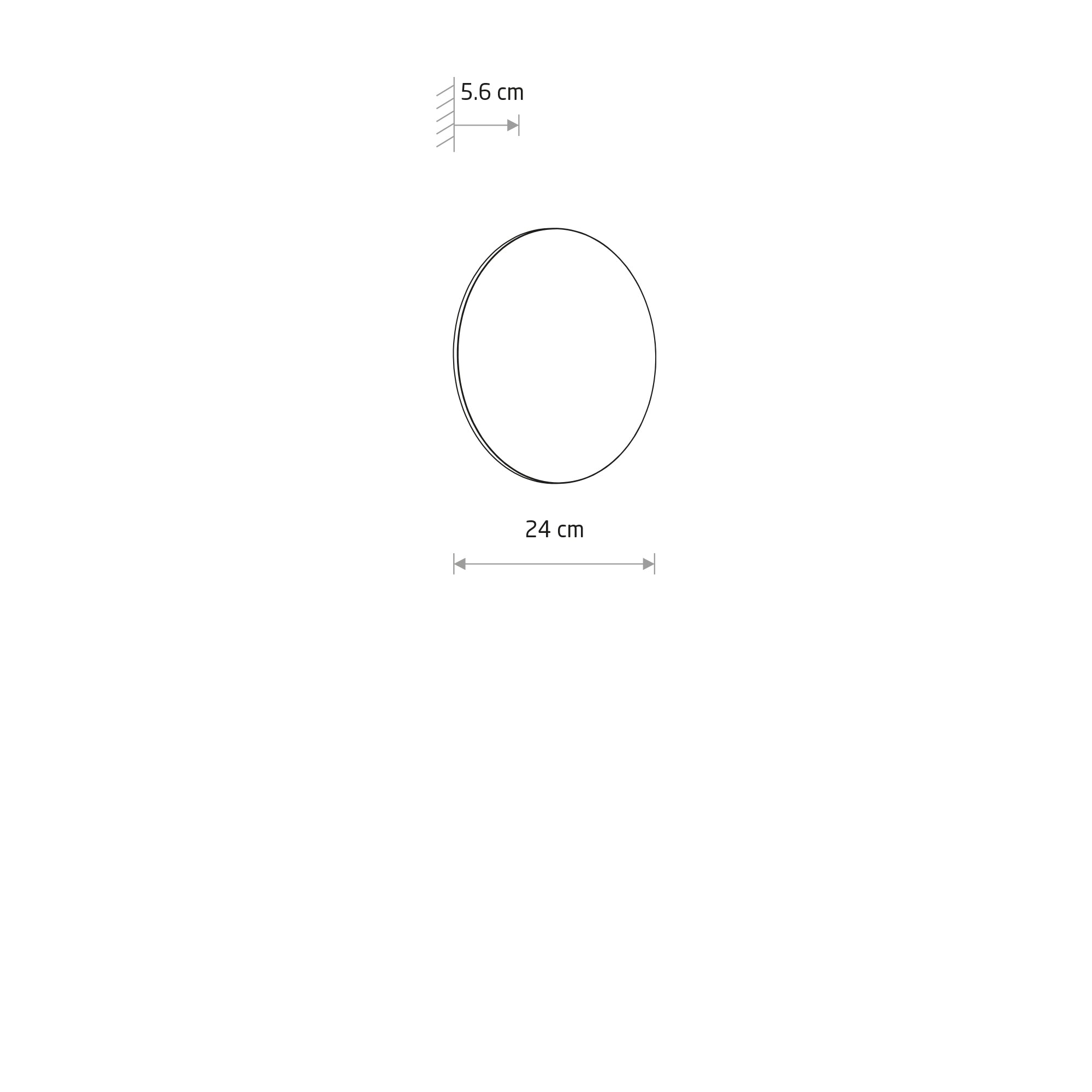 ARIA LED L – Schwarz