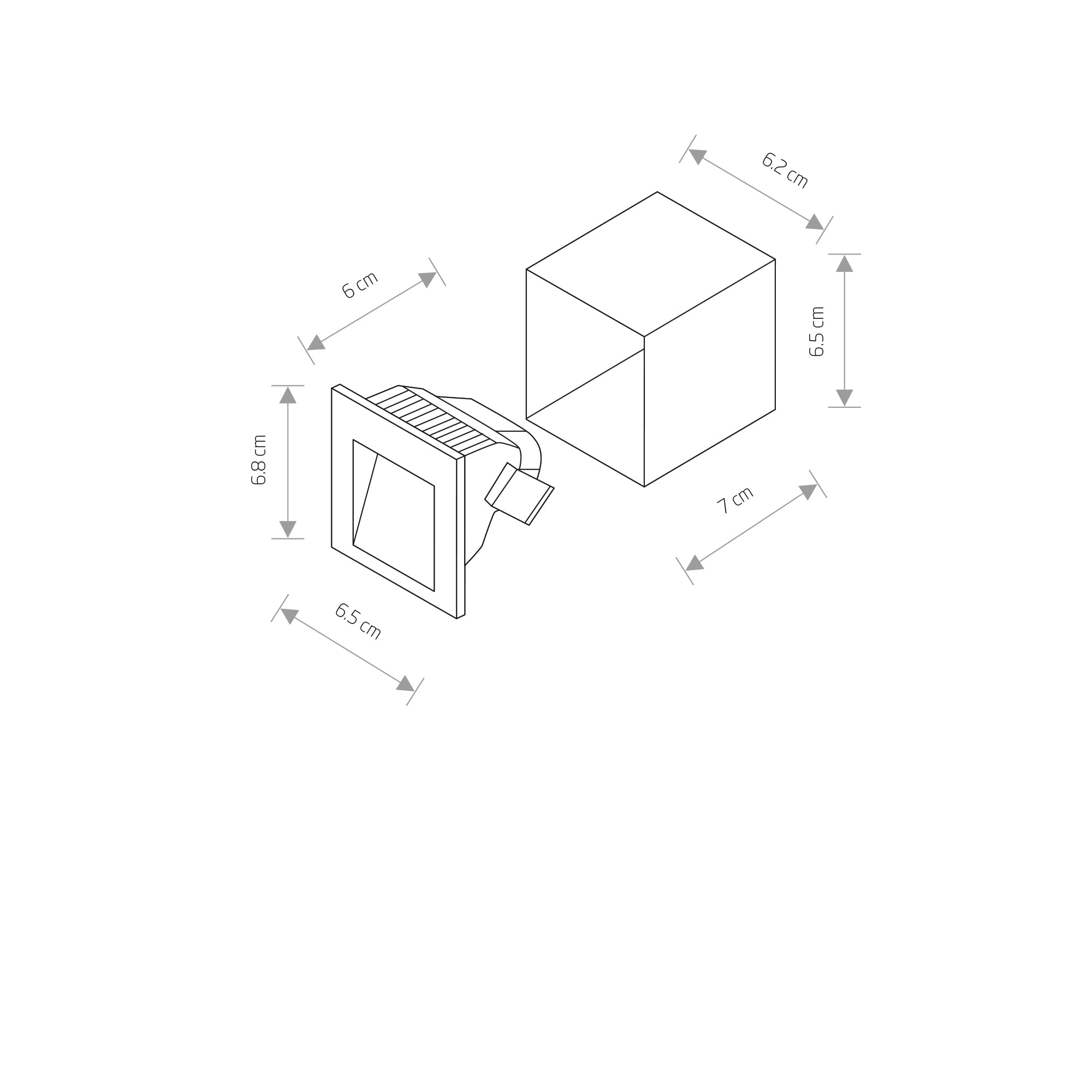 STEP LED – Graphit