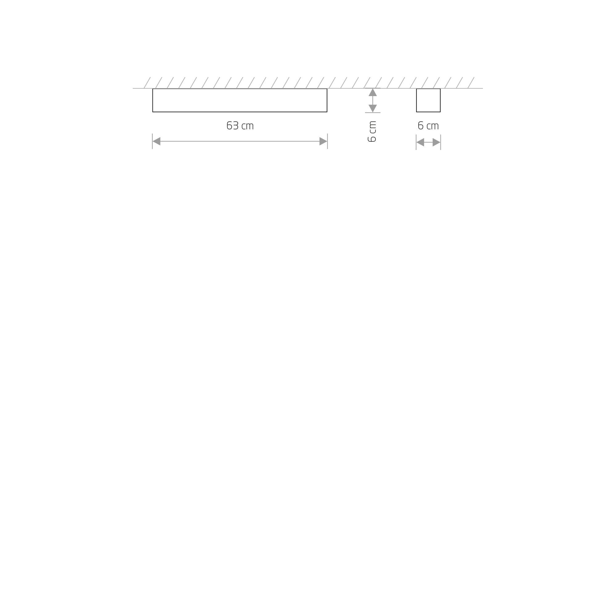 SOFT CEILING LED 60X6 – Graphit