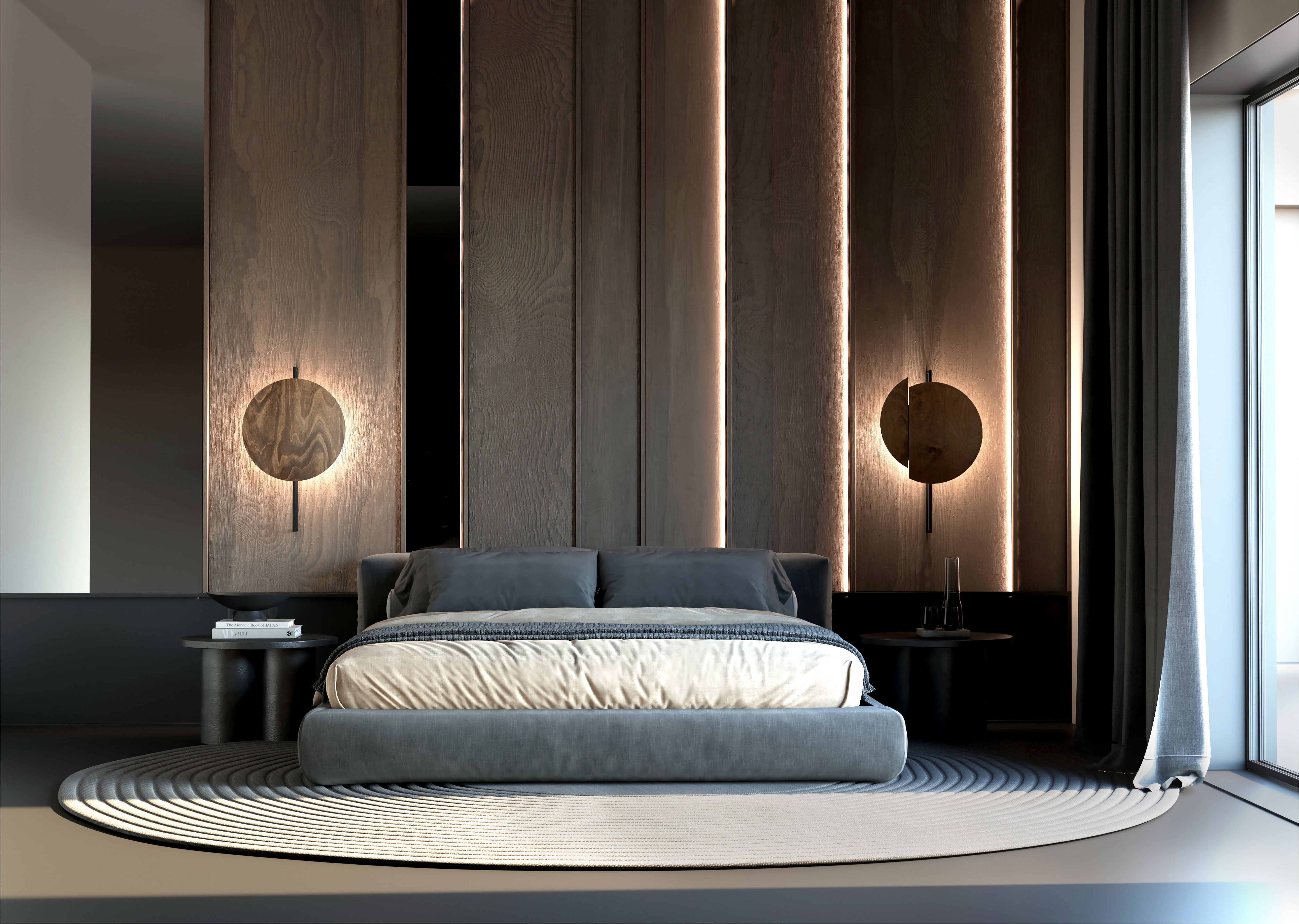SUNSET C – Dunkles Holz