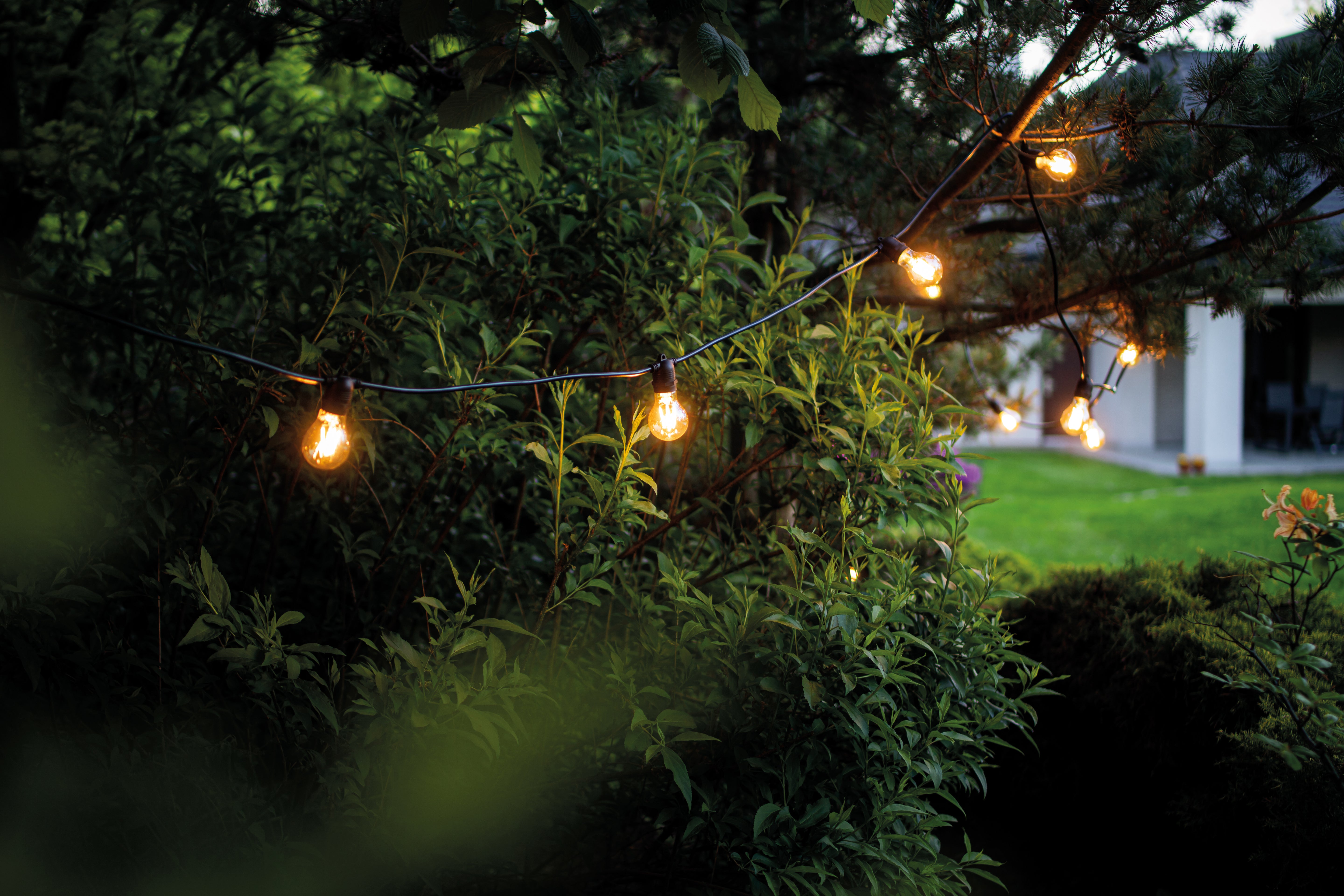 FESTOON LIGHTS 9m – Schwarz