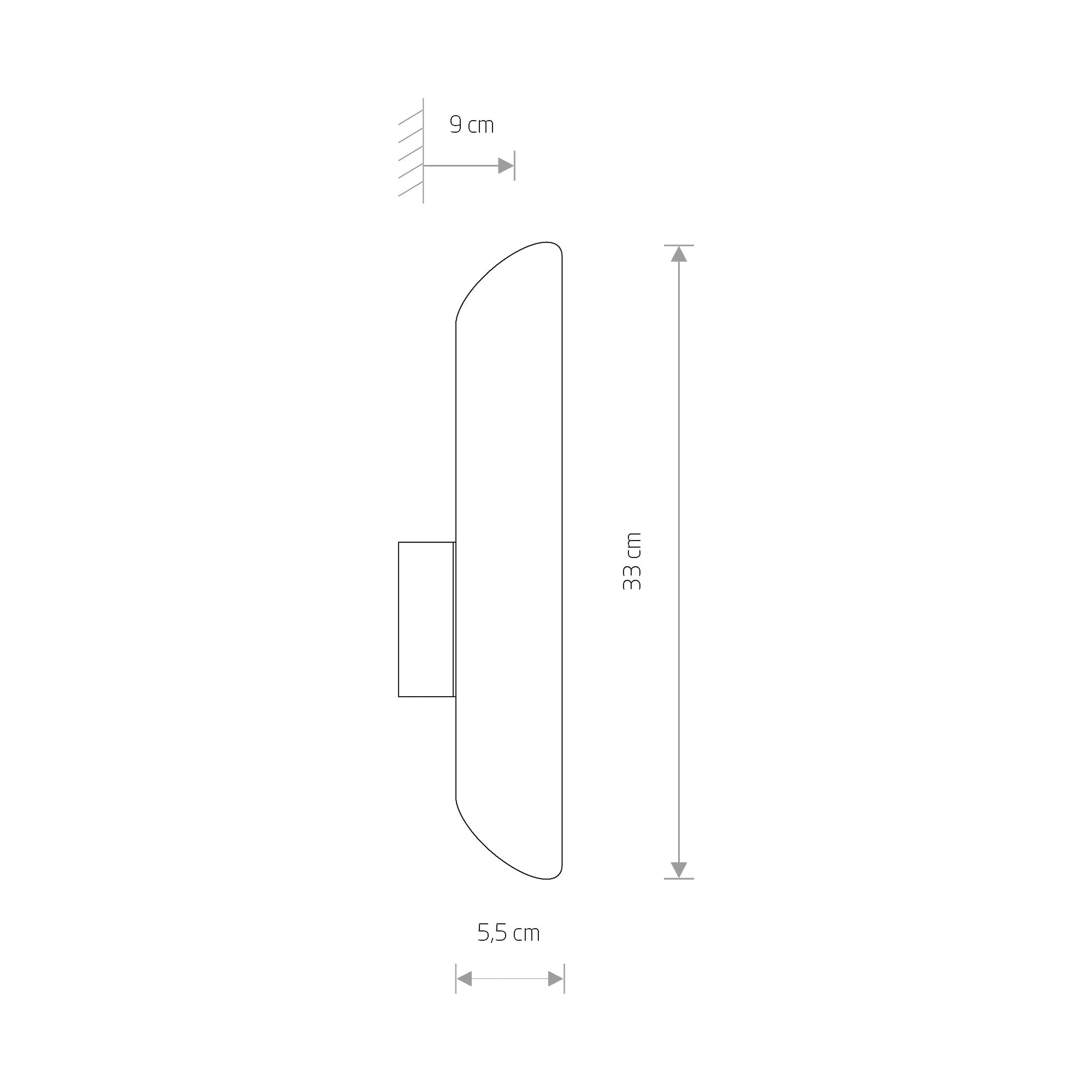 EYE WALL CUT – Schwarz