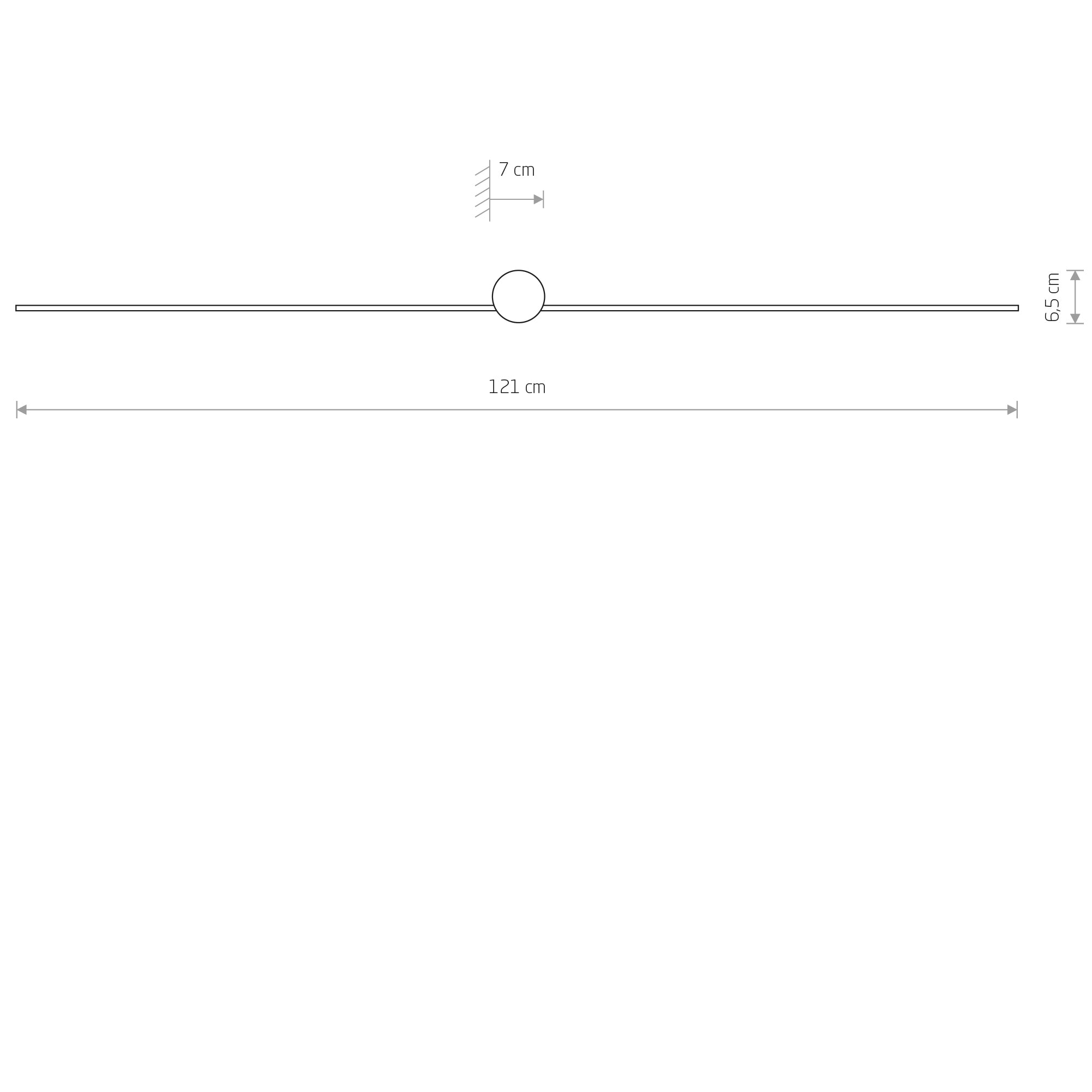 PIN LED L – Schwarz