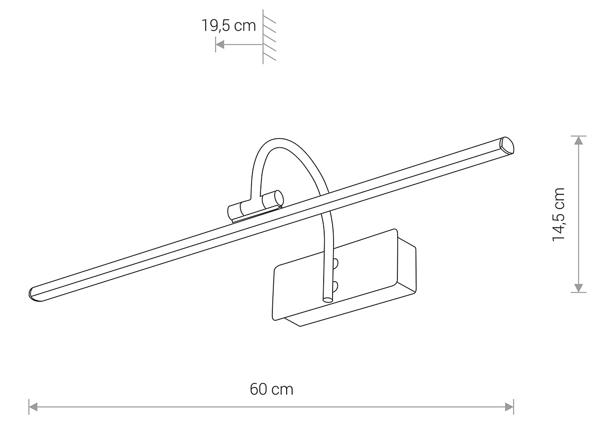 GIOTTO LED M – Antikes Messing