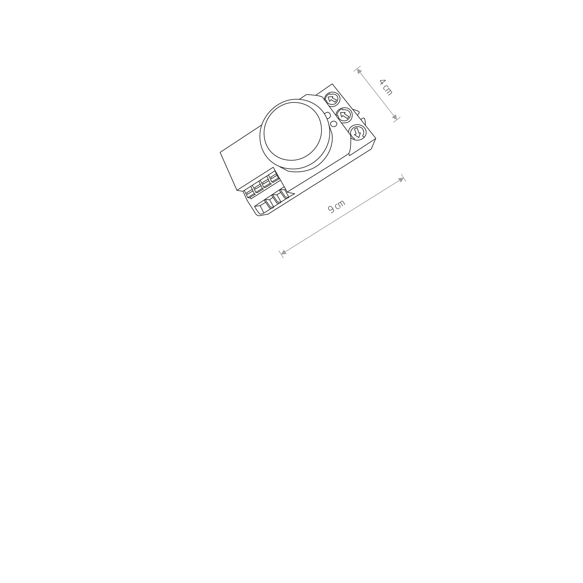 MICROWAVE SENSOR – Weiß