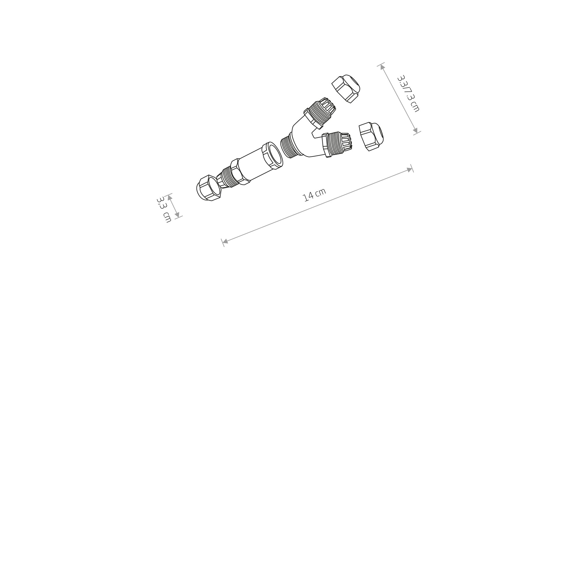WATERPROOF „Y” CONNECTOR IP68 – Standard