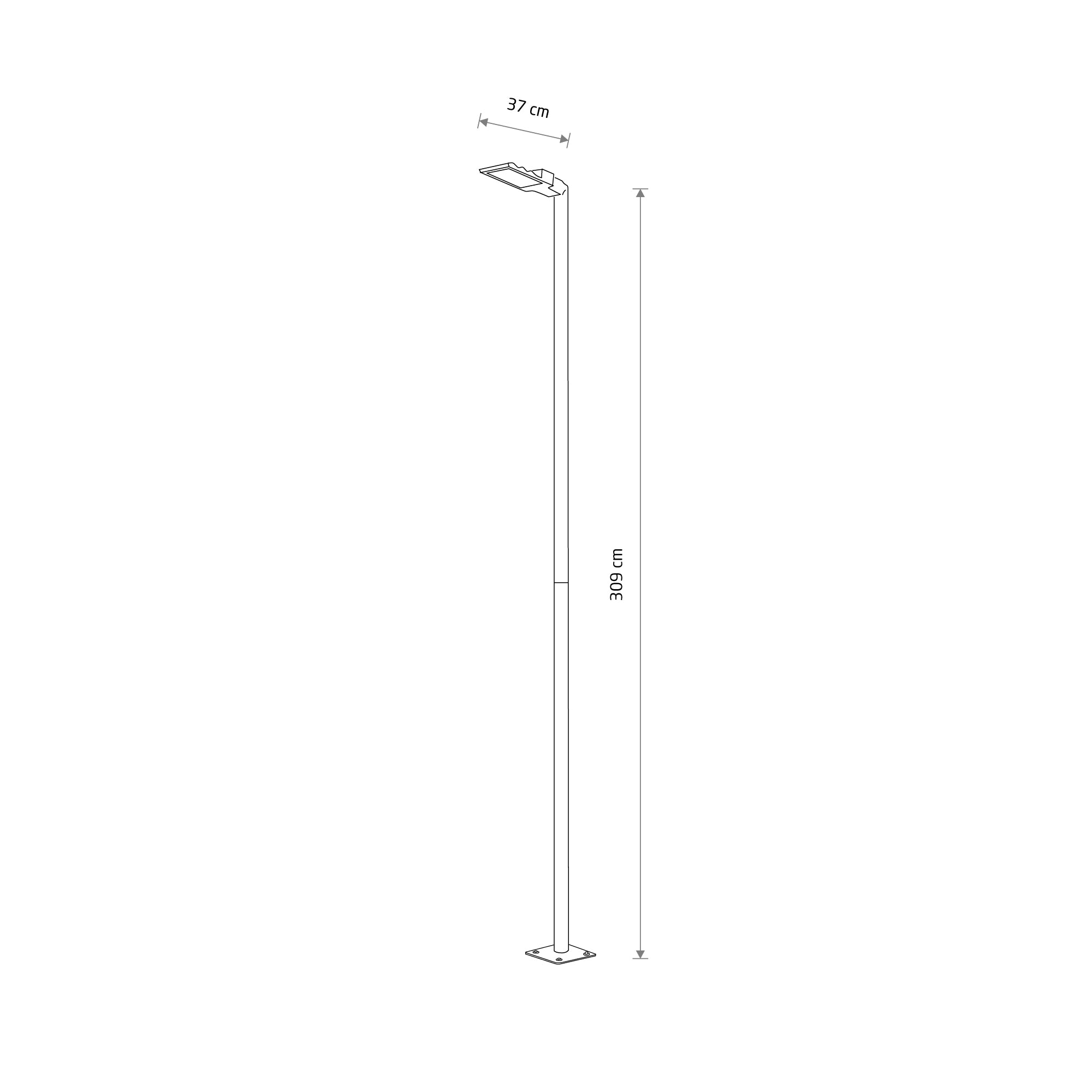 PATHWAY LED L – Schwarz