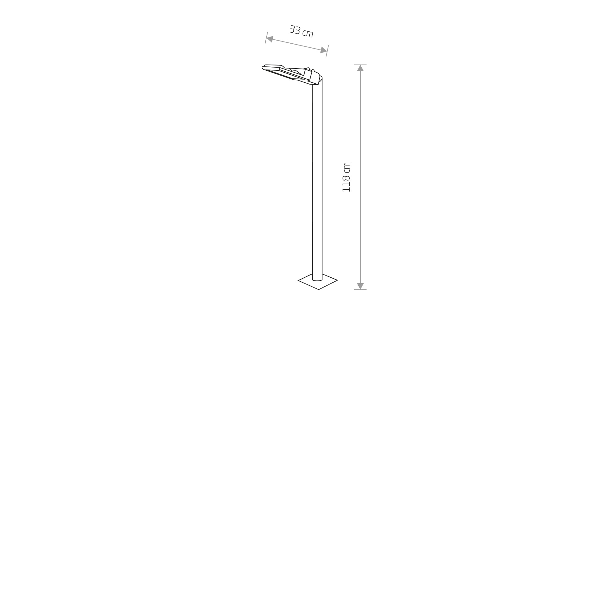 PATHWAY LED S – Schwarz