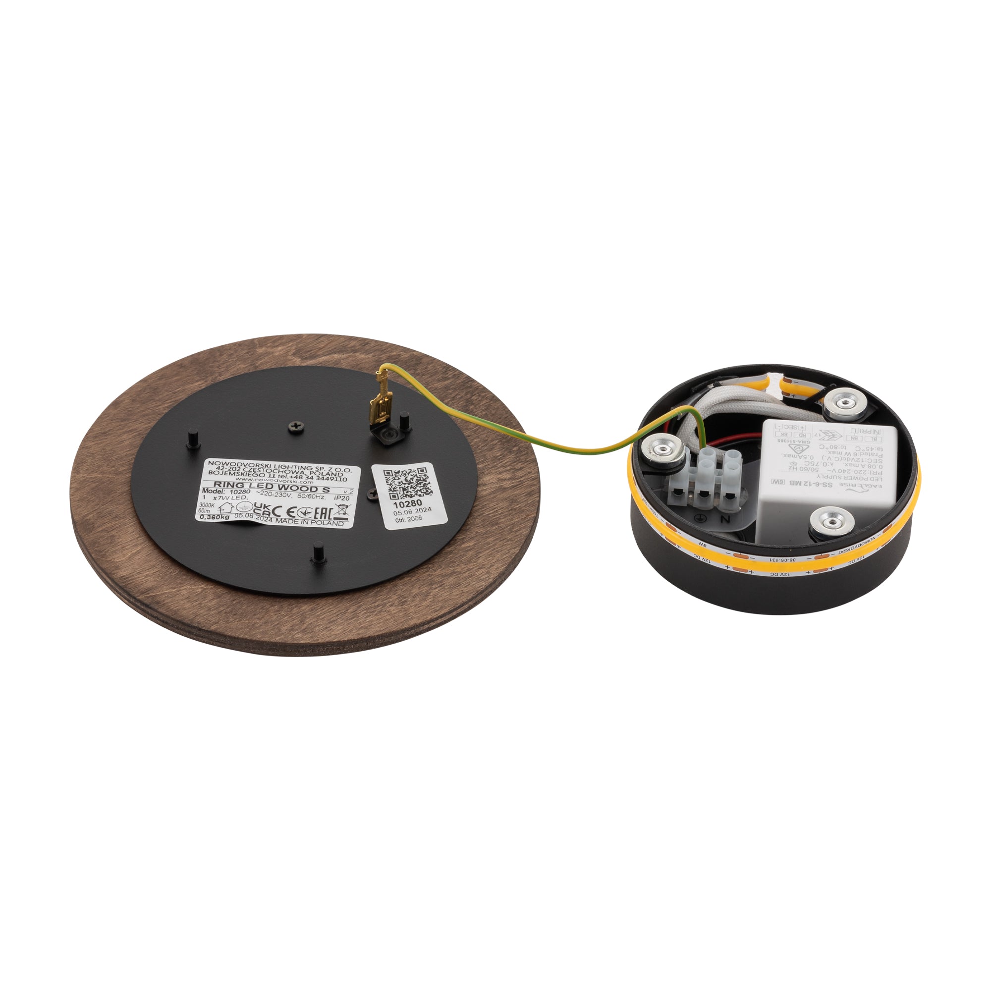 RING WOOD LED S – Gold