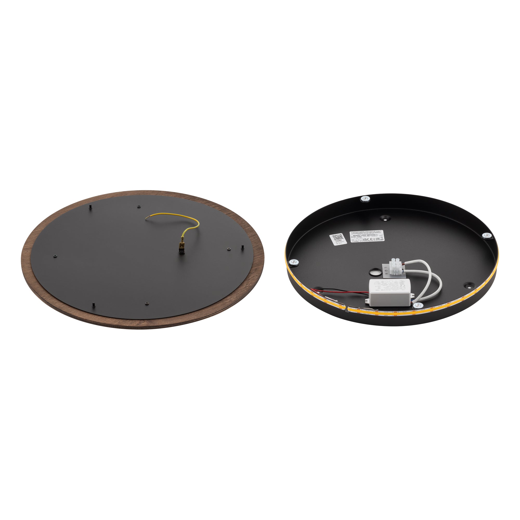RING WOOD LED L – Gold