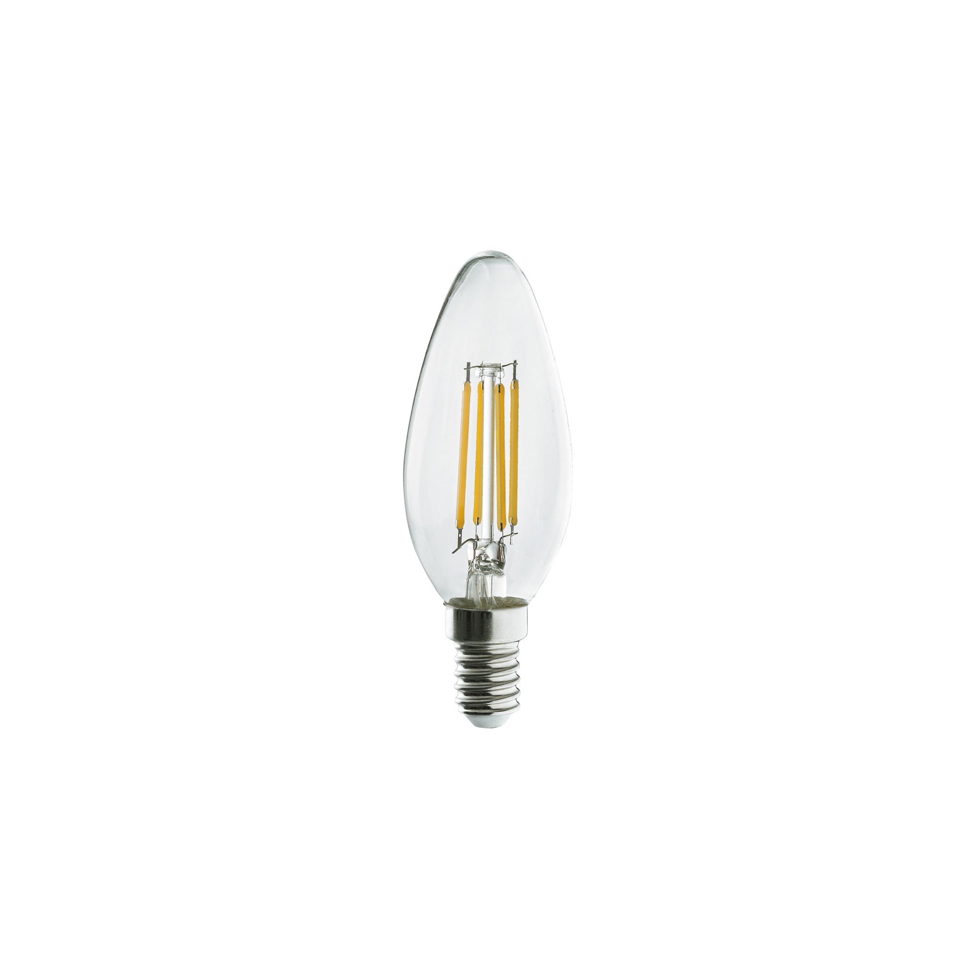 BULB LED E14, C35, 6W – Bernstein Transparent