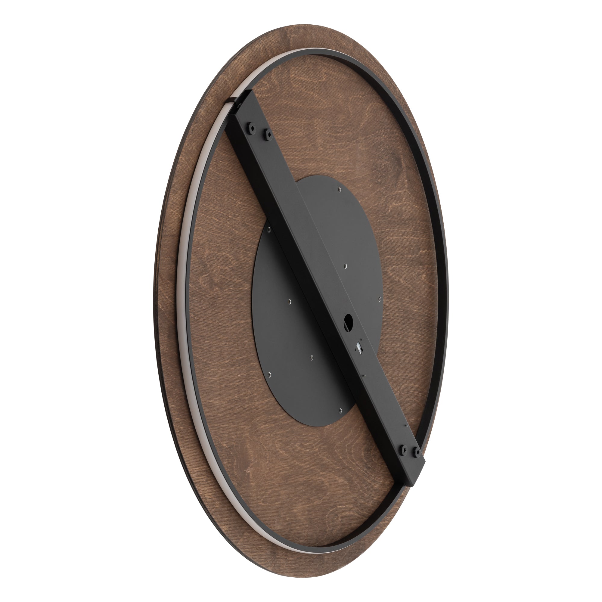 RING TIMBER LED XXL – Dunkles Holz