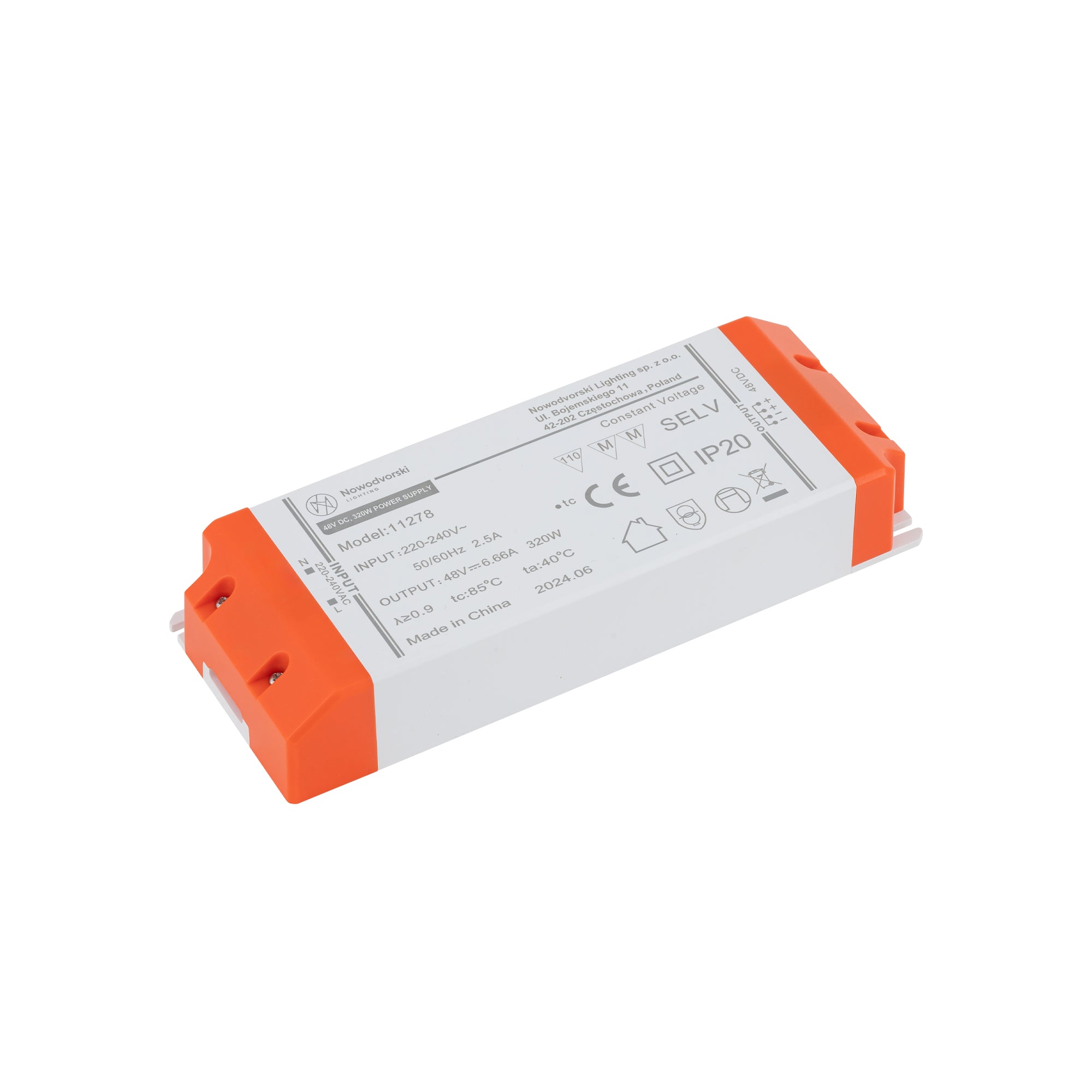 48V DC, 320W, POWER SUPPLY – Weiß