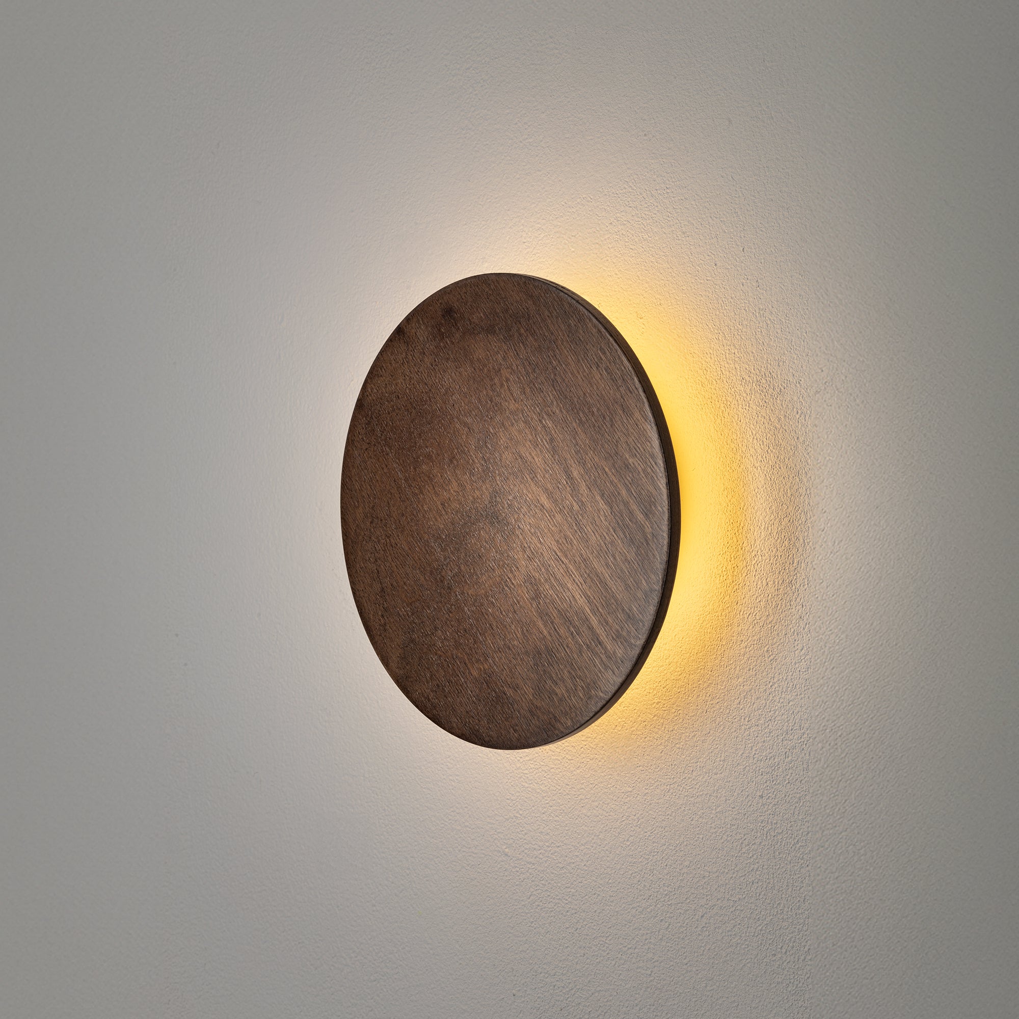 RING TIMBER LED S – Dunkles Holz