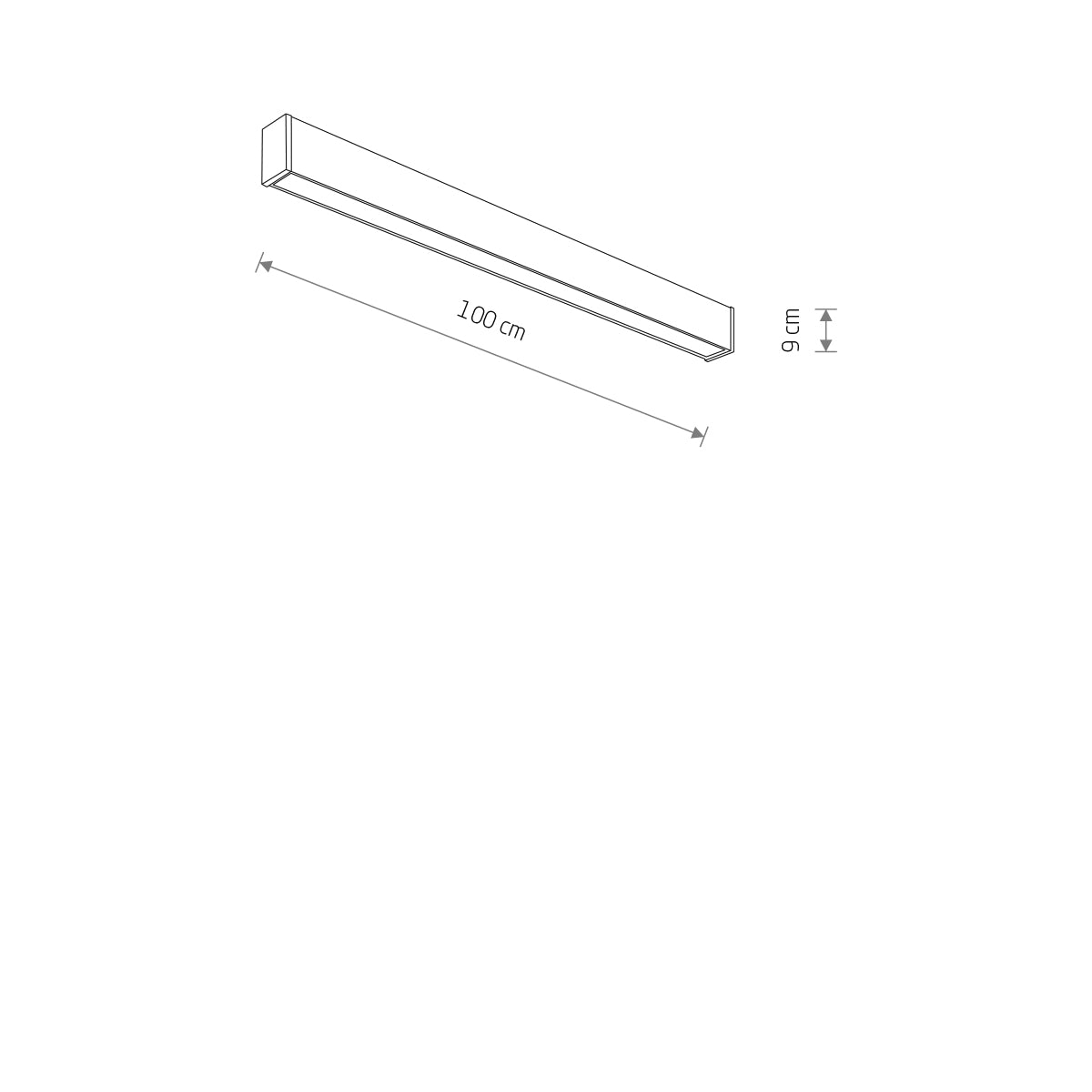 OUTLINE LED M – Schwarz