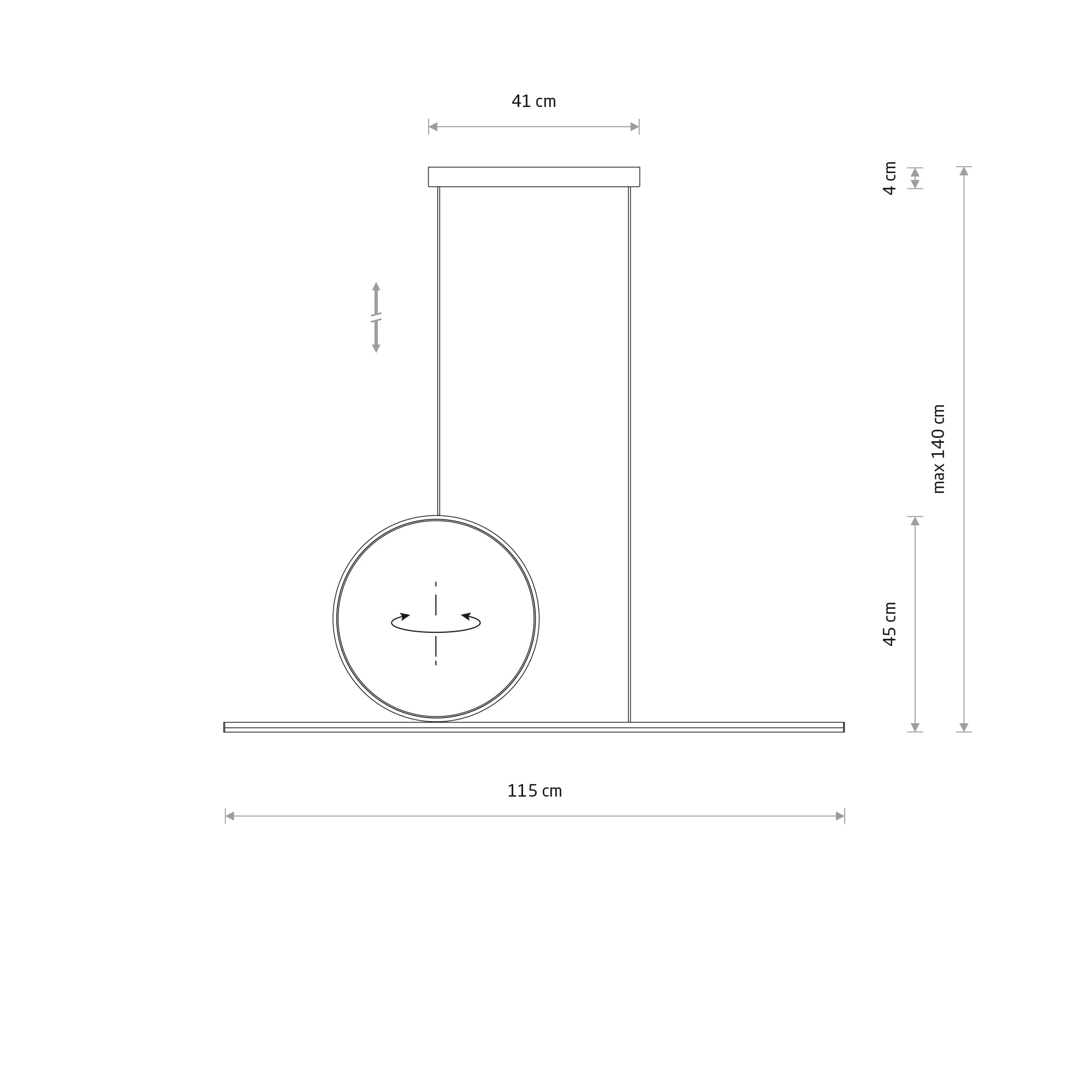 LINEO LED – Schwarz