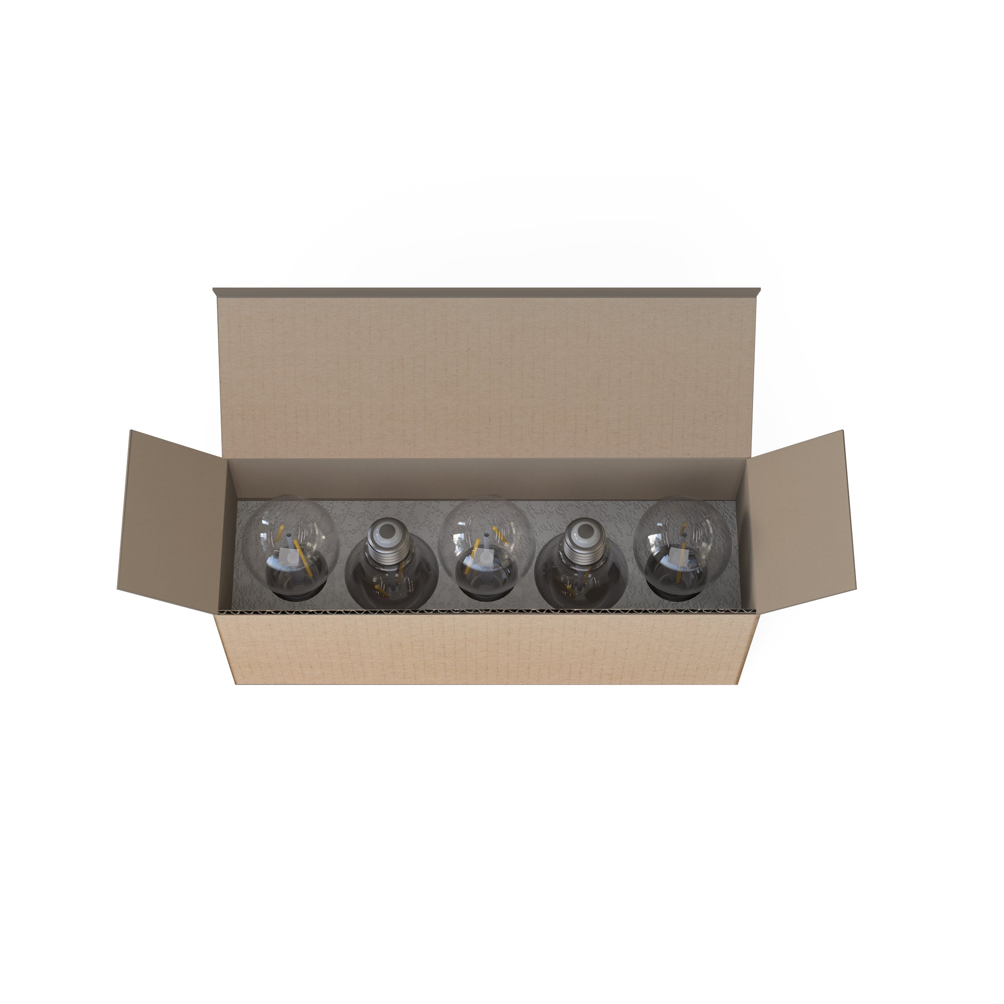 BULB LED E27, A60 2W, 5 PC SET – Bernstein Transparent