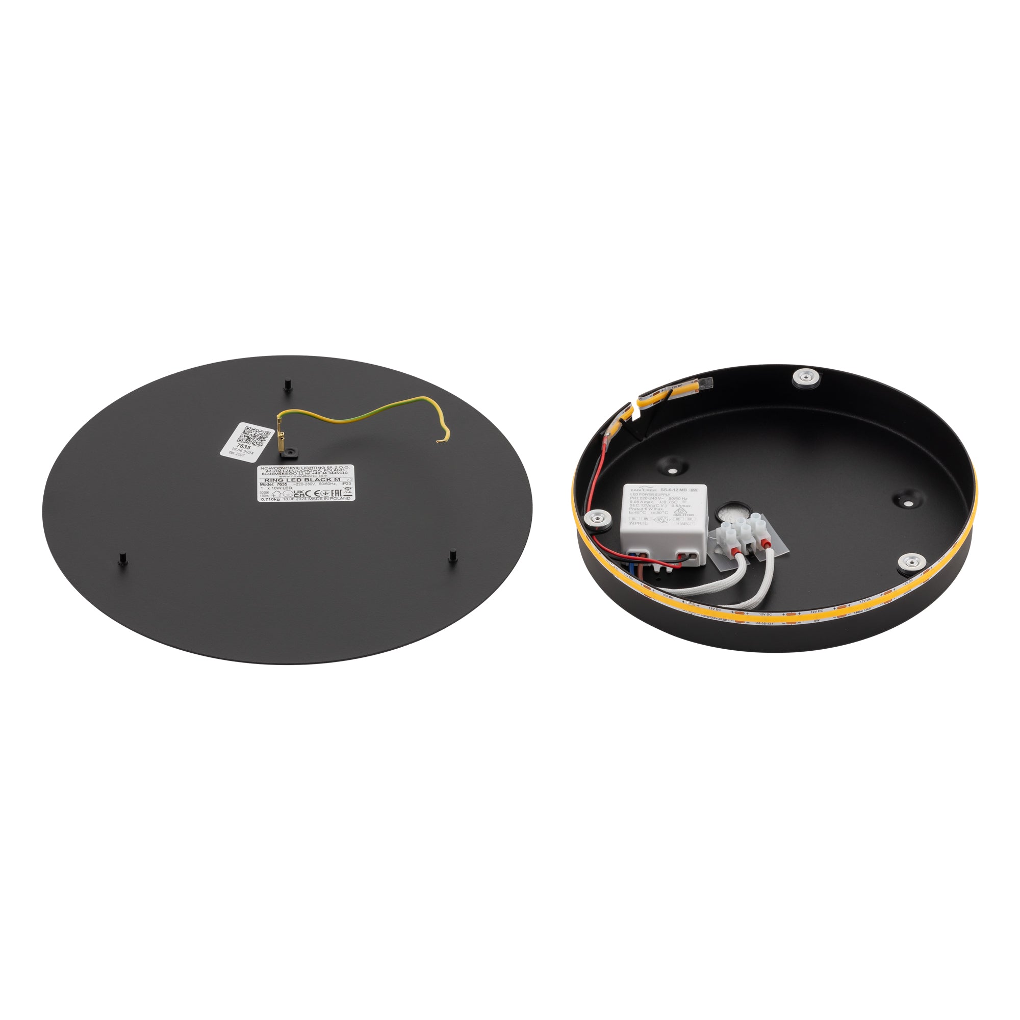 RING LED M – Schwarz