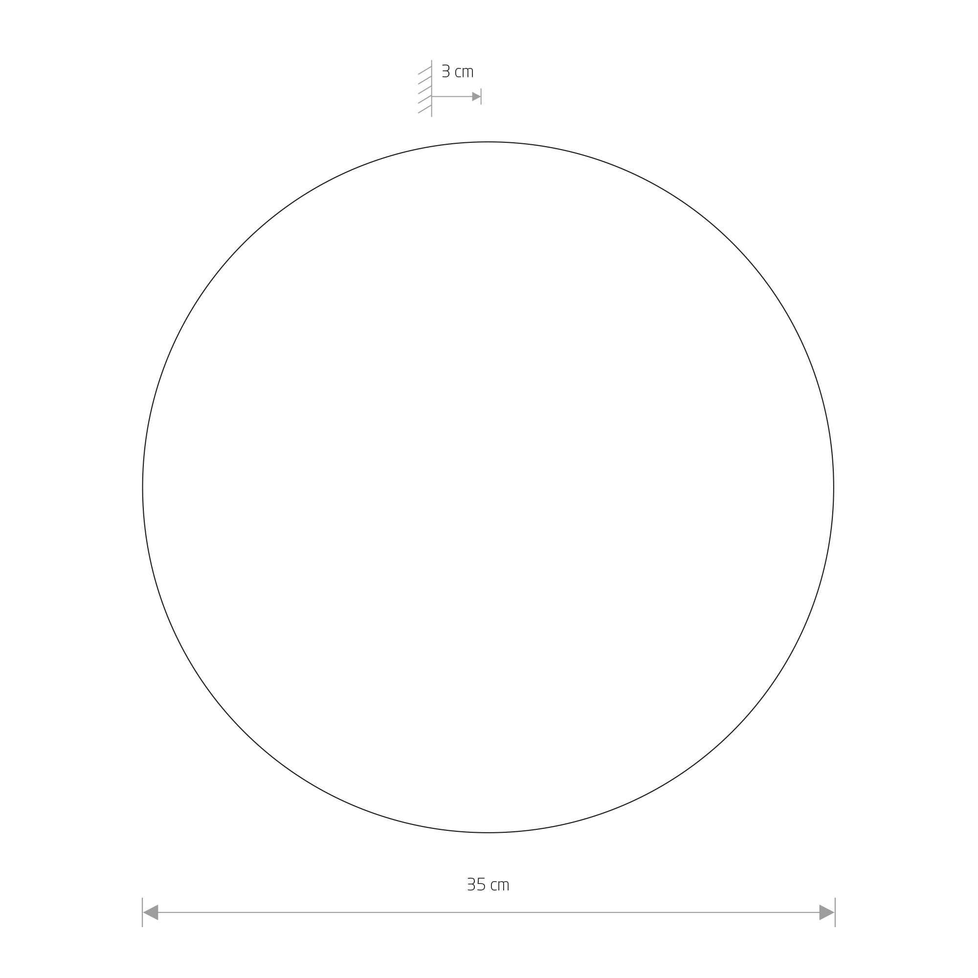 RING LED L – Weiß