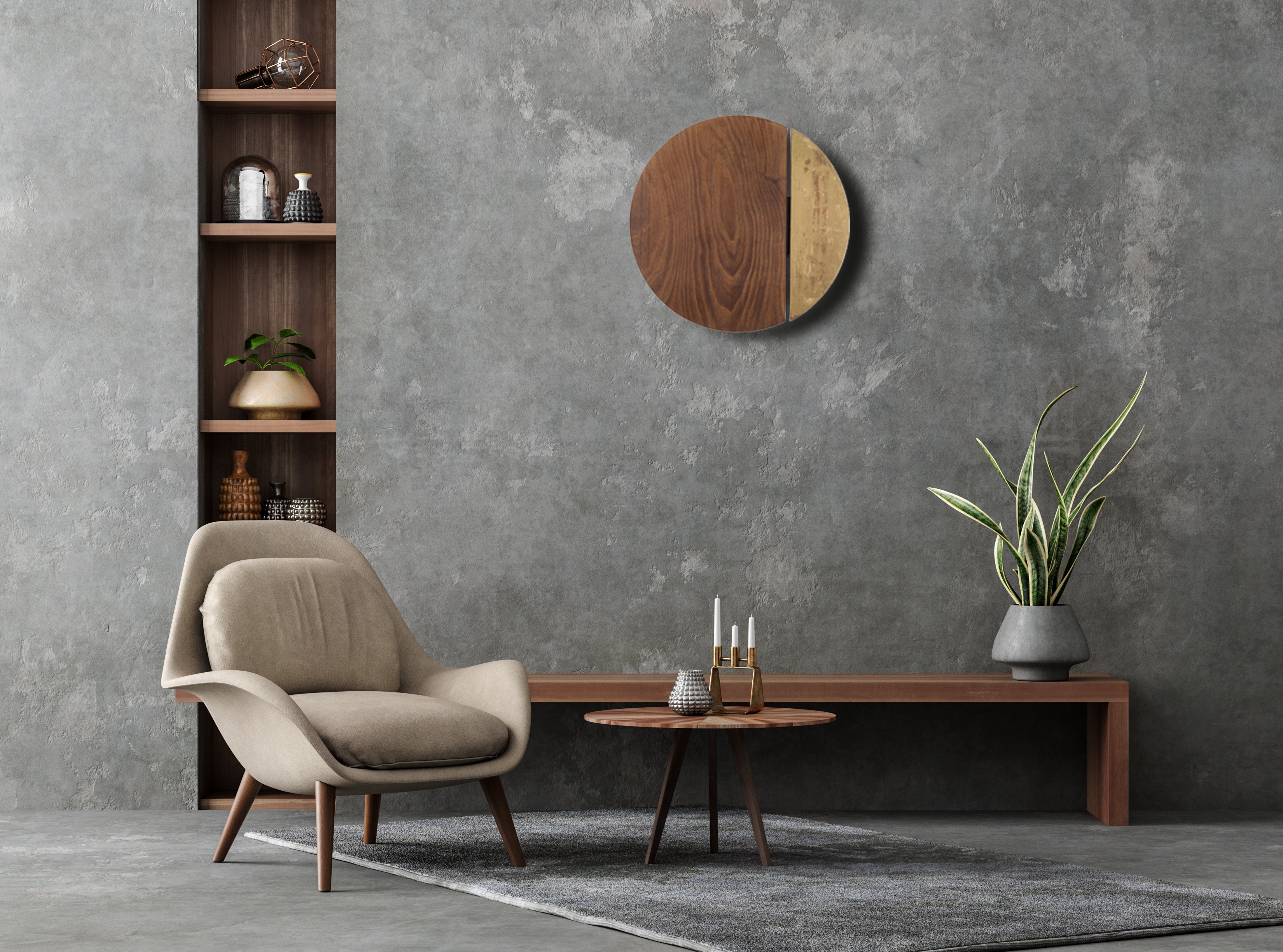 SUN LED – Dunkles Holz