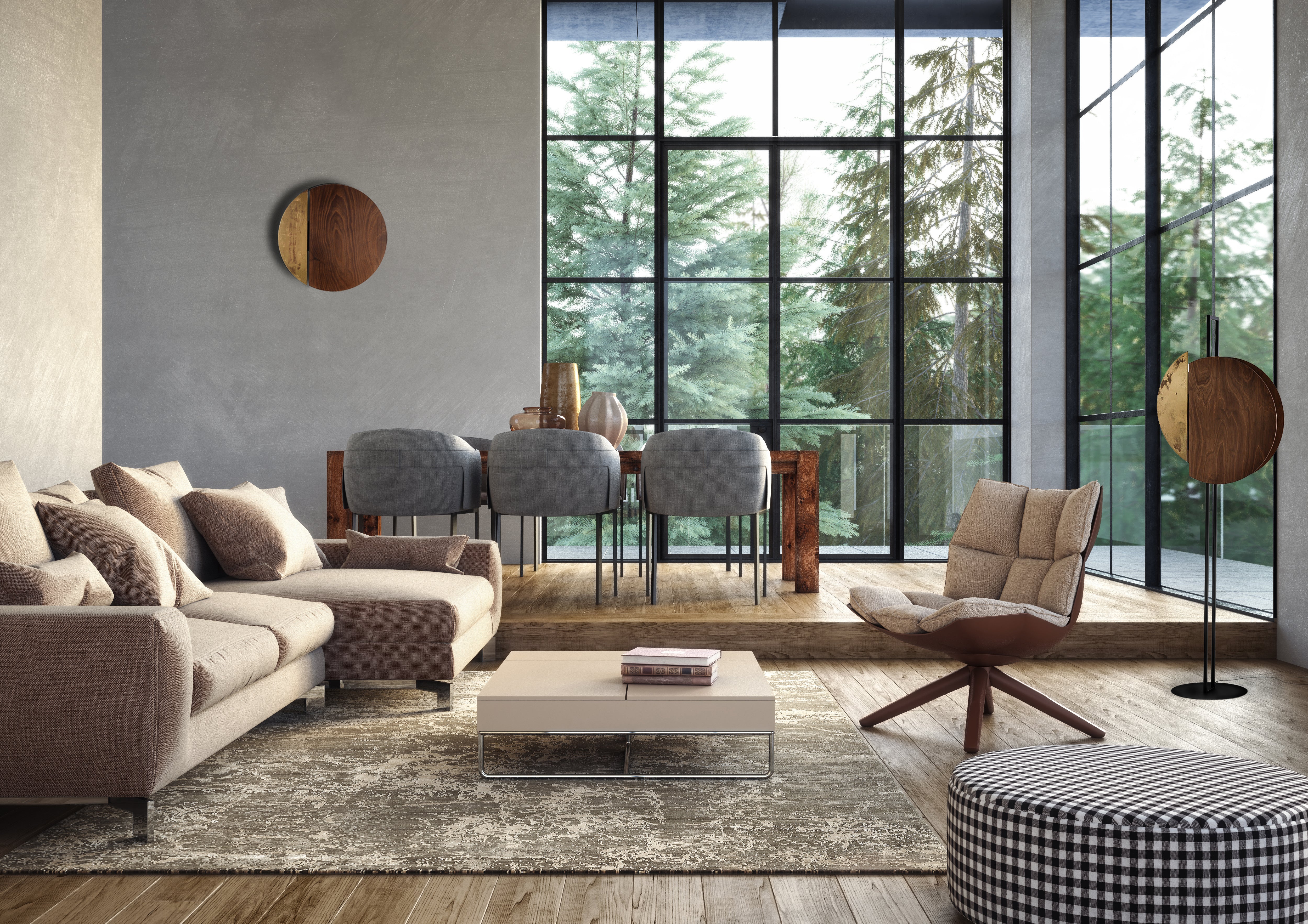 SUN LED – Dunkles Holz