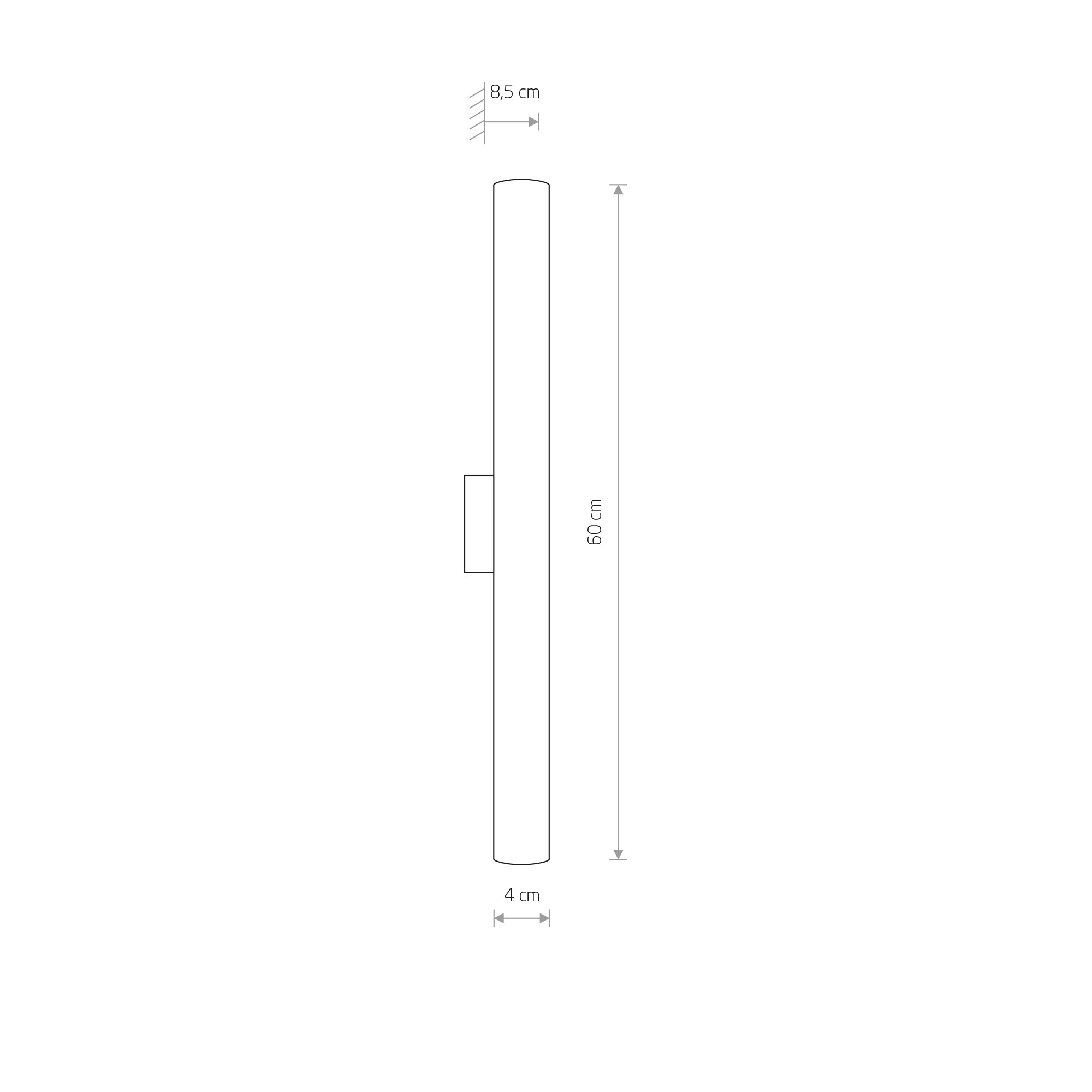 ICE TUBE LED  S – Weiß