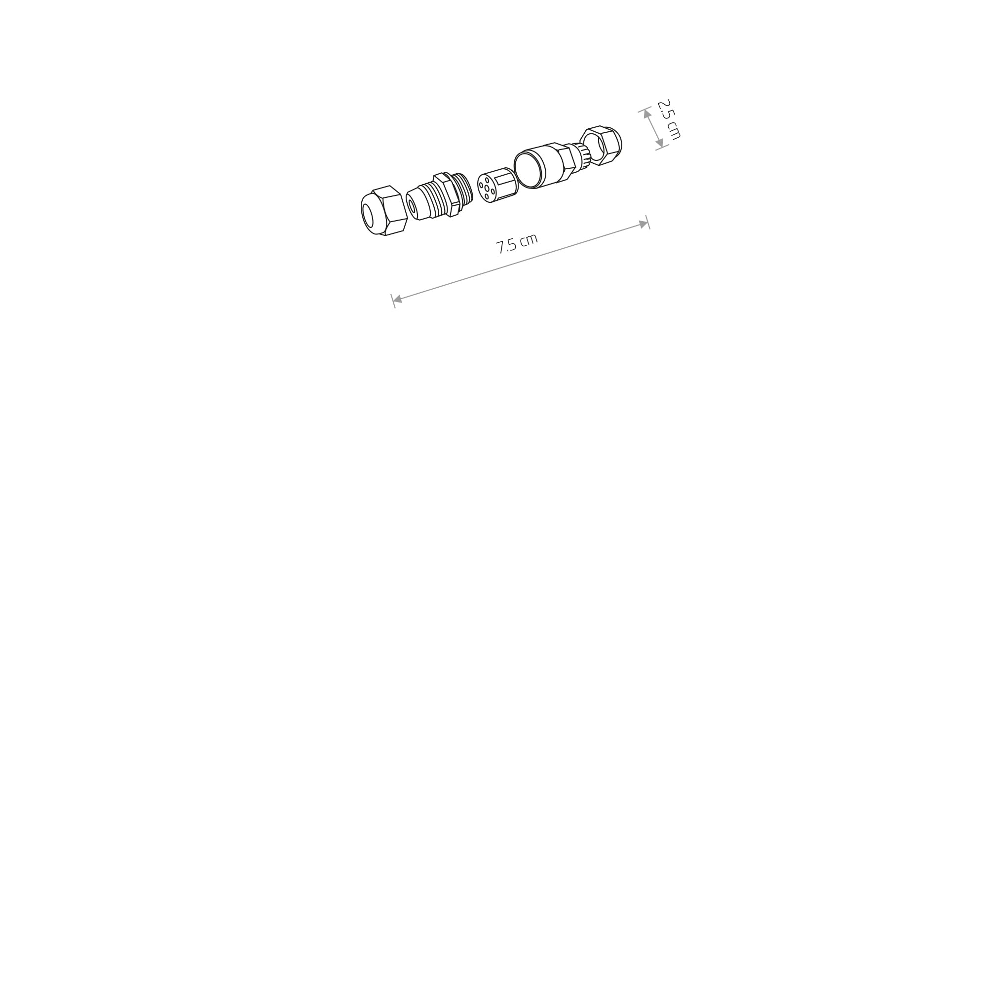 WATERPROOF CONNECTOR IP68 – Standard