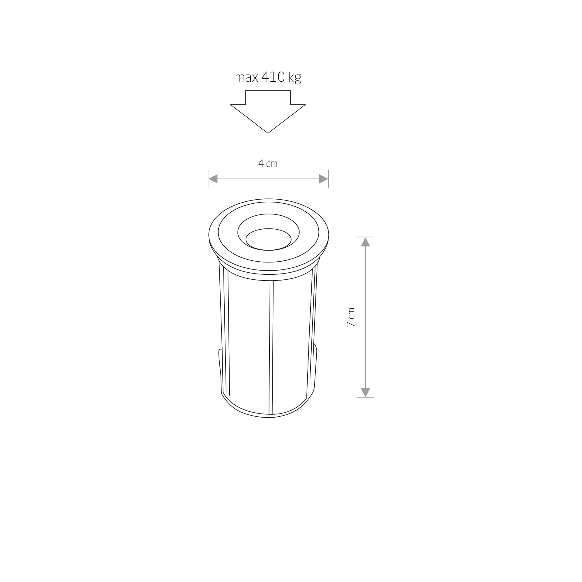 PICCO LED S – Silber