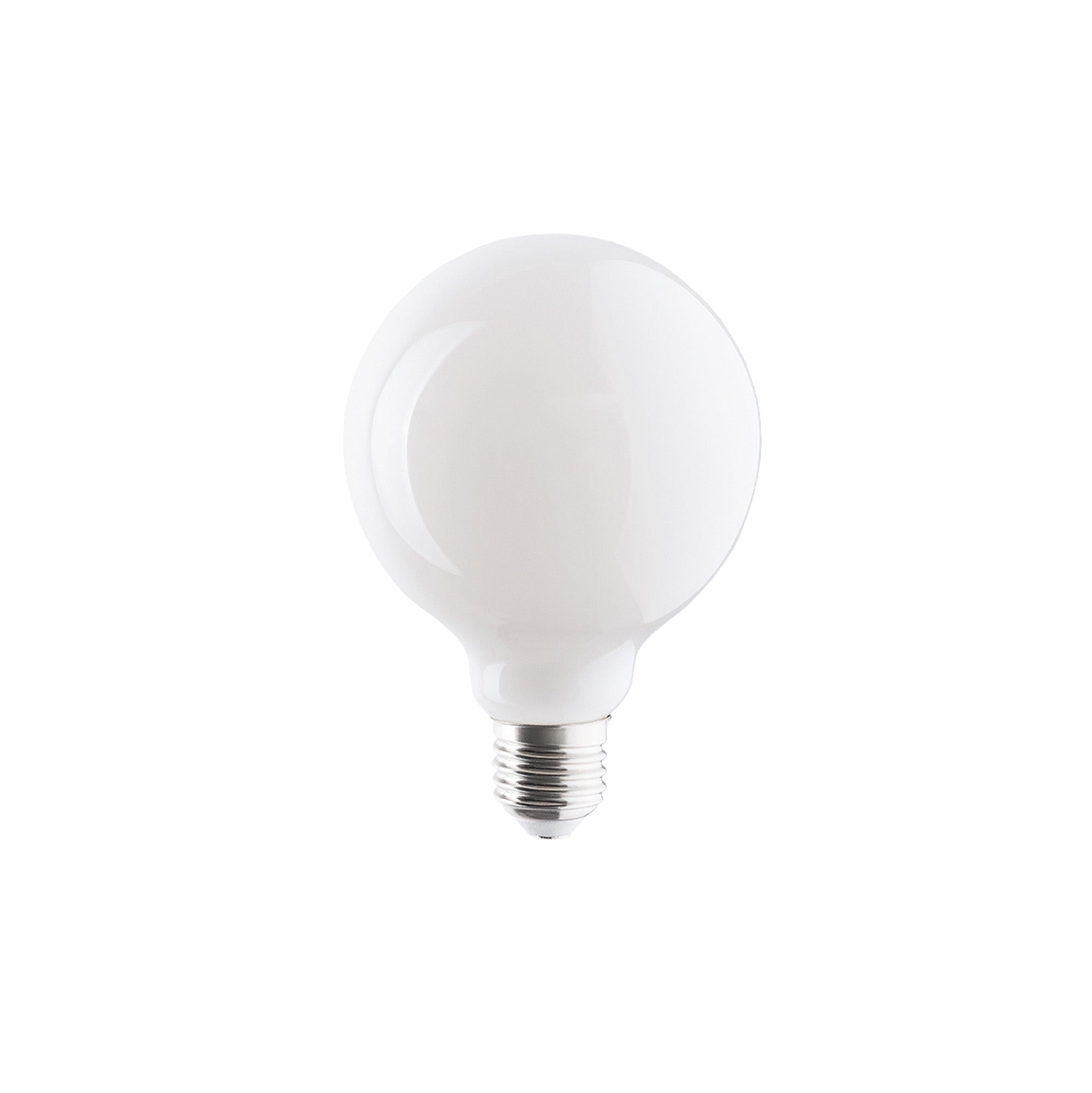 BULB GLASS BALL LED, E27, 8W – Weiß