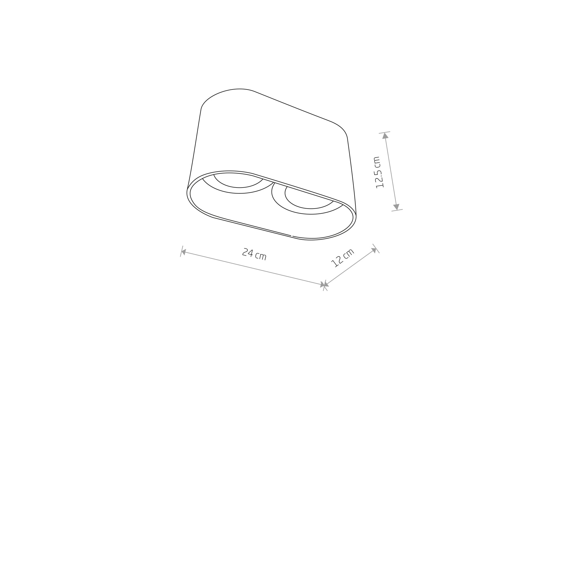 OVAL – Schwarz