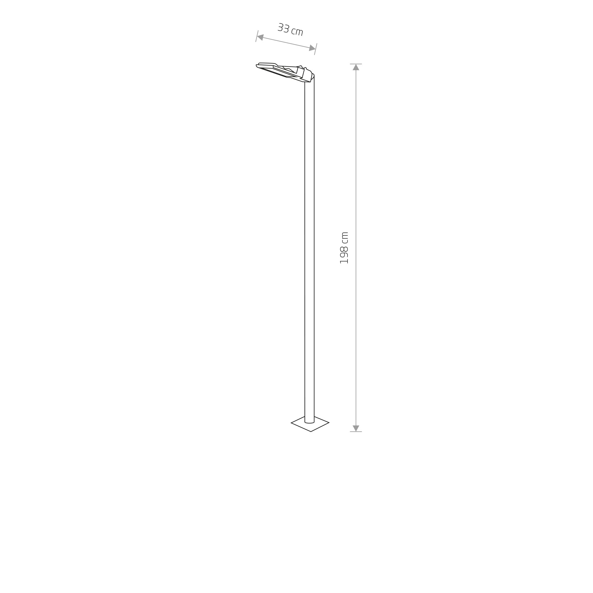 PATHWAY LED M – Schwarz