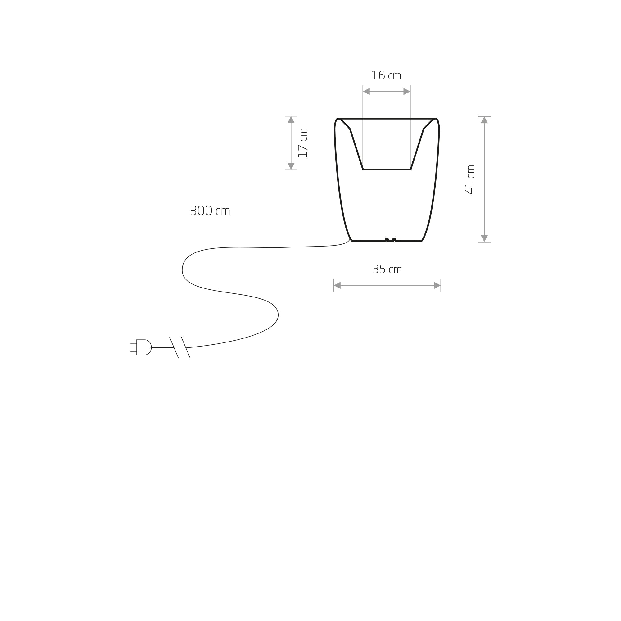 FLOWERPOT S – Weiß